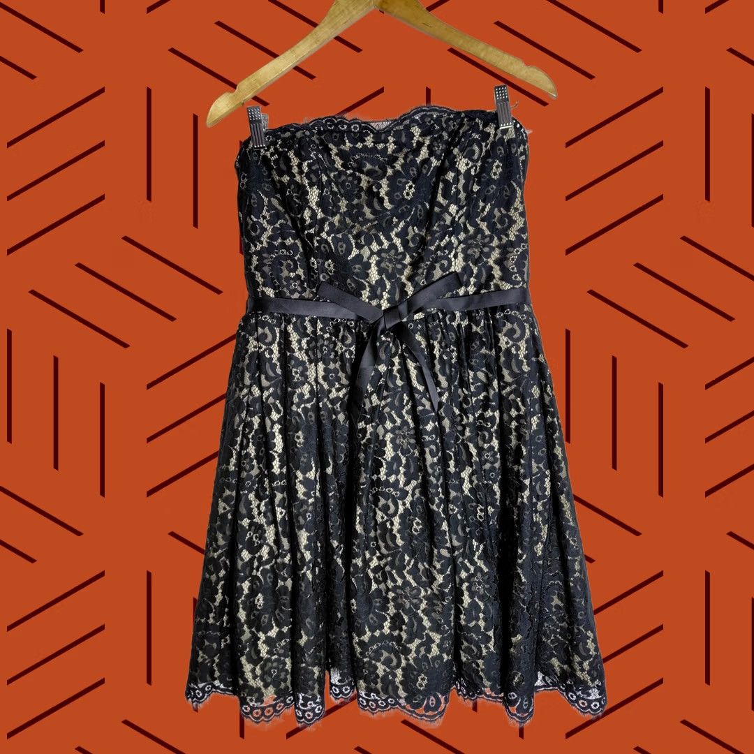 Robert Rodriguez Robert Rodriguez Lace Party Dress Black Sleeveless Knee Length Size 12 Women Dress Size XL / US 12-14 / IT 48-50 - 1 Thumbnail