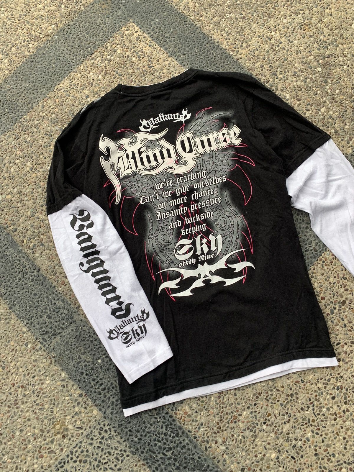If Six Was Nine × Japanese Brand × Le Grande Bleu (L.G.B.) Beaumere poem longsleeve tshirt Size US L / EU 52-54 / 3 - 4 Thumbnail