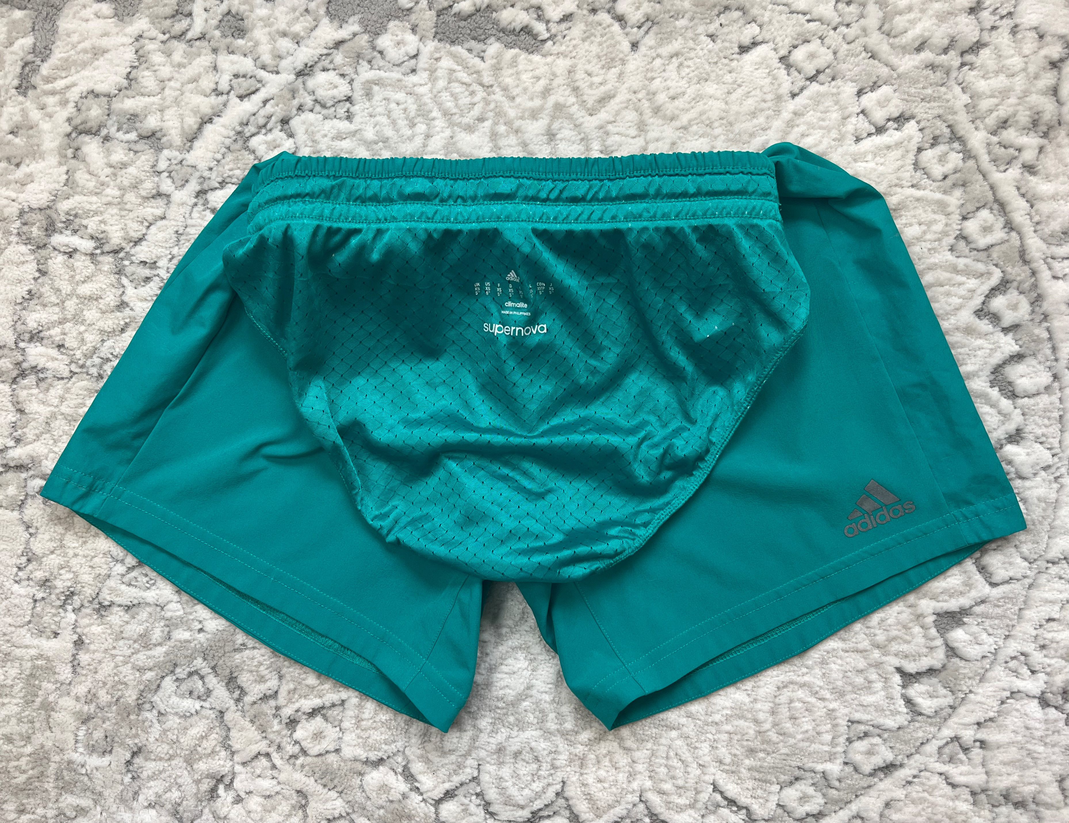 Adidas Adidas Supernova Climalite Running Shorts Teal XS Size 25" / US 0 / IT 36 - 15 Thumbnail