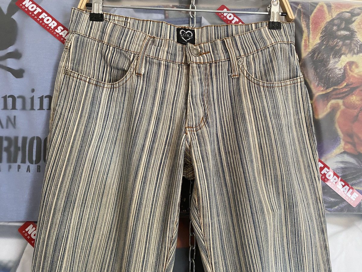 Hysteric Glamour × Japanese Brand Xoxo Jeans Stripe Jeans Size US 30 / EU 46 - 2 Thumbnail