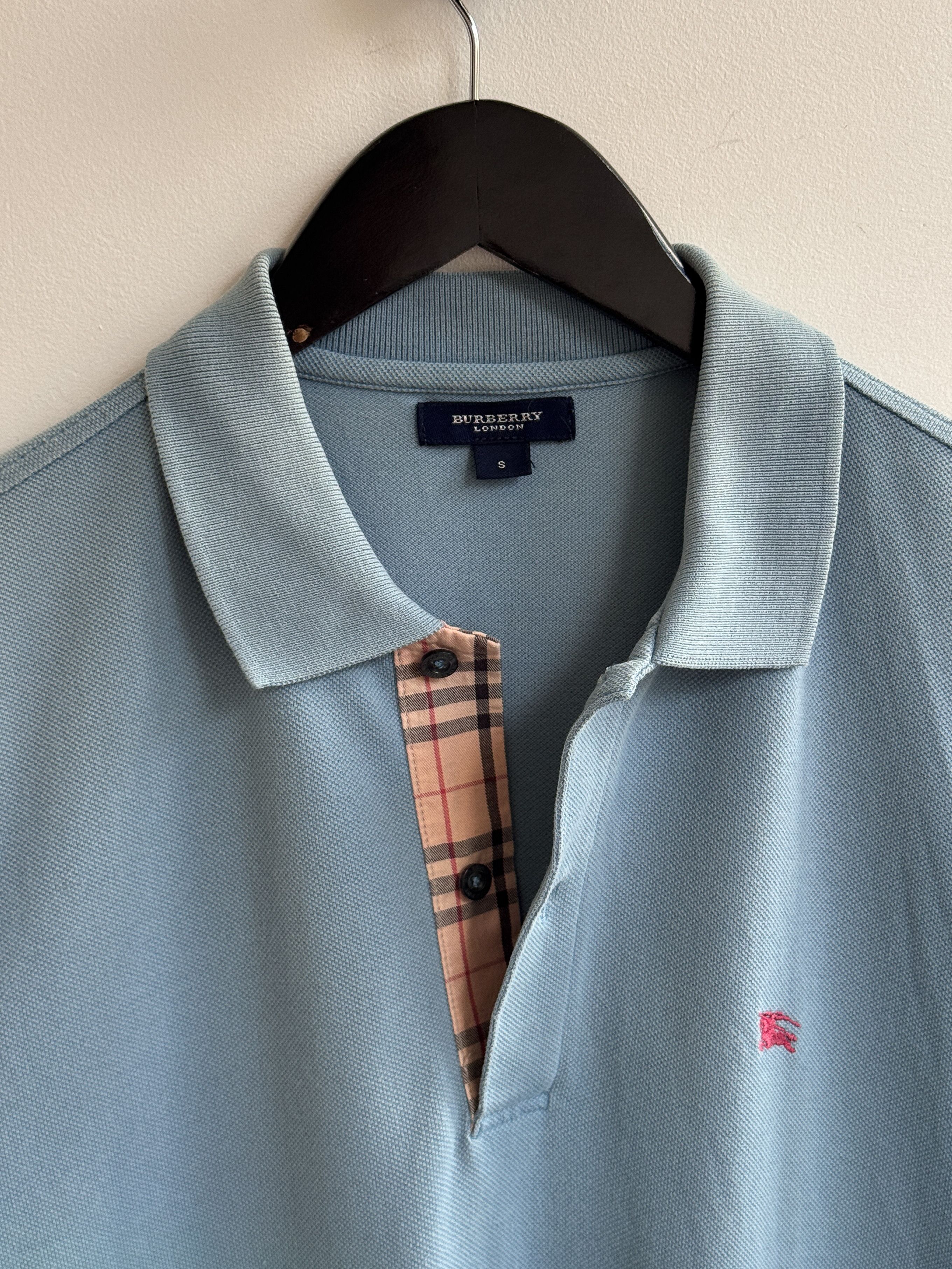 Burberry Burberry Blue Polo Shirt Size US S / EU 44-46 / 1 - 3 Thumbnail
