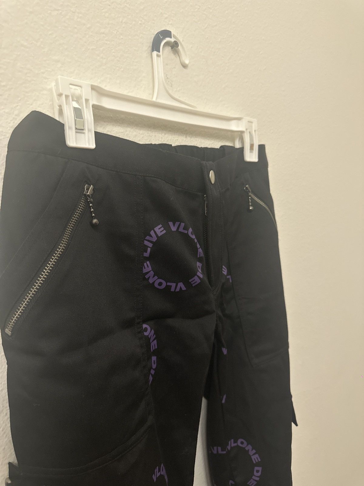 Vlone Brand New Rare Vlone Black Purple Bondage Pants Size 30/M Size US 30 / EU 46 - 5 Thumbnail