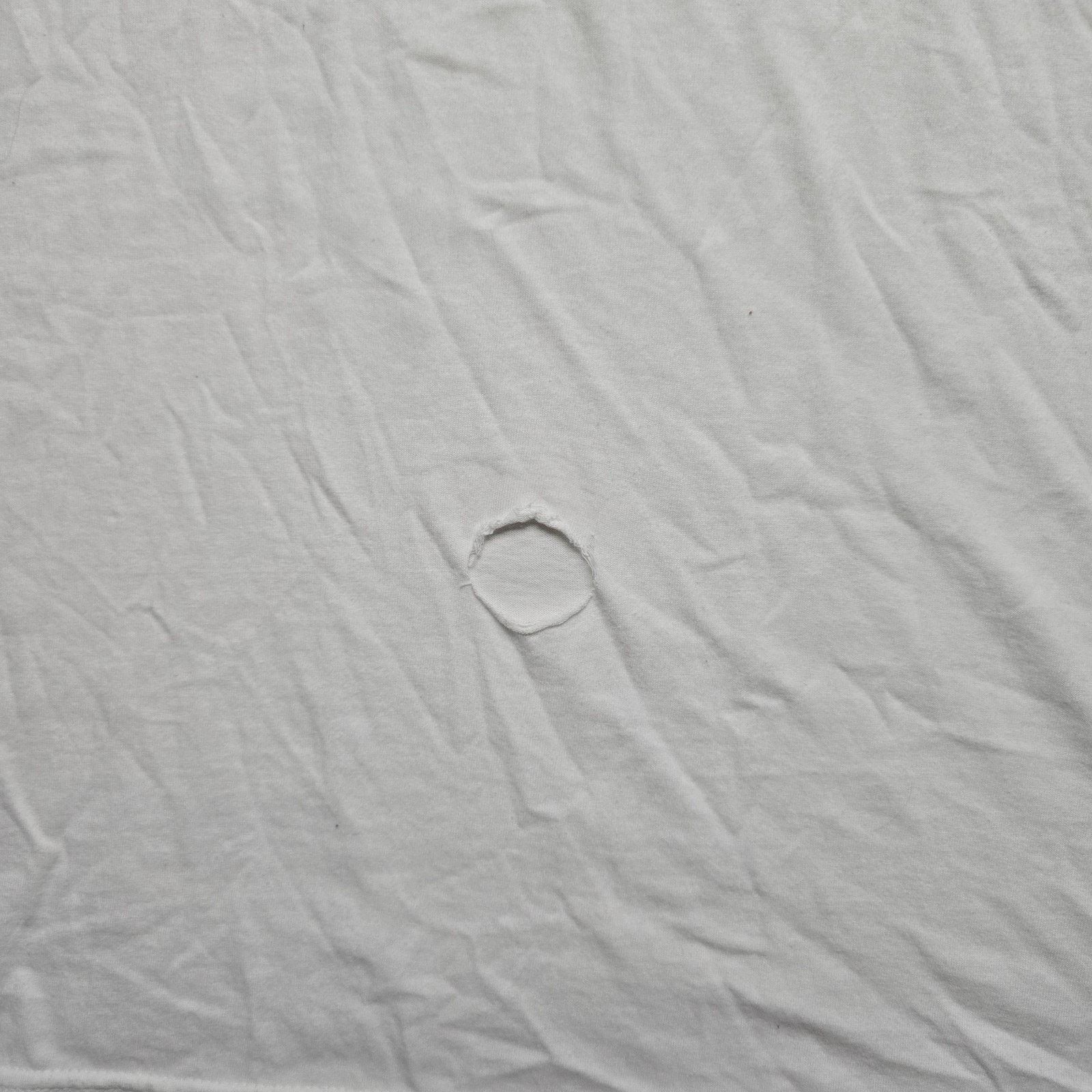Jerzees Vintage Blank Shirt 2XL White Cotton Crewneck Solid Tee Size US XXL / EU 58 / 5 - 2 Thumbnail