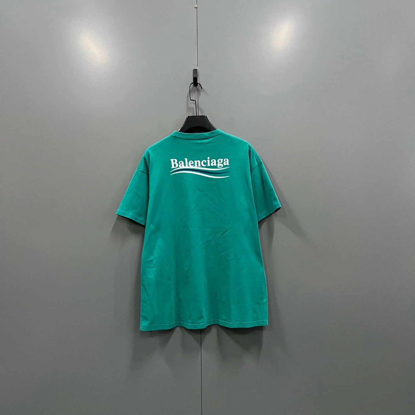 Balenciaga Balenciaga Green Coke Short Sleeve T-shirt - dmc Size US M / EU 48-50 / 2 - 1 Thumbnail