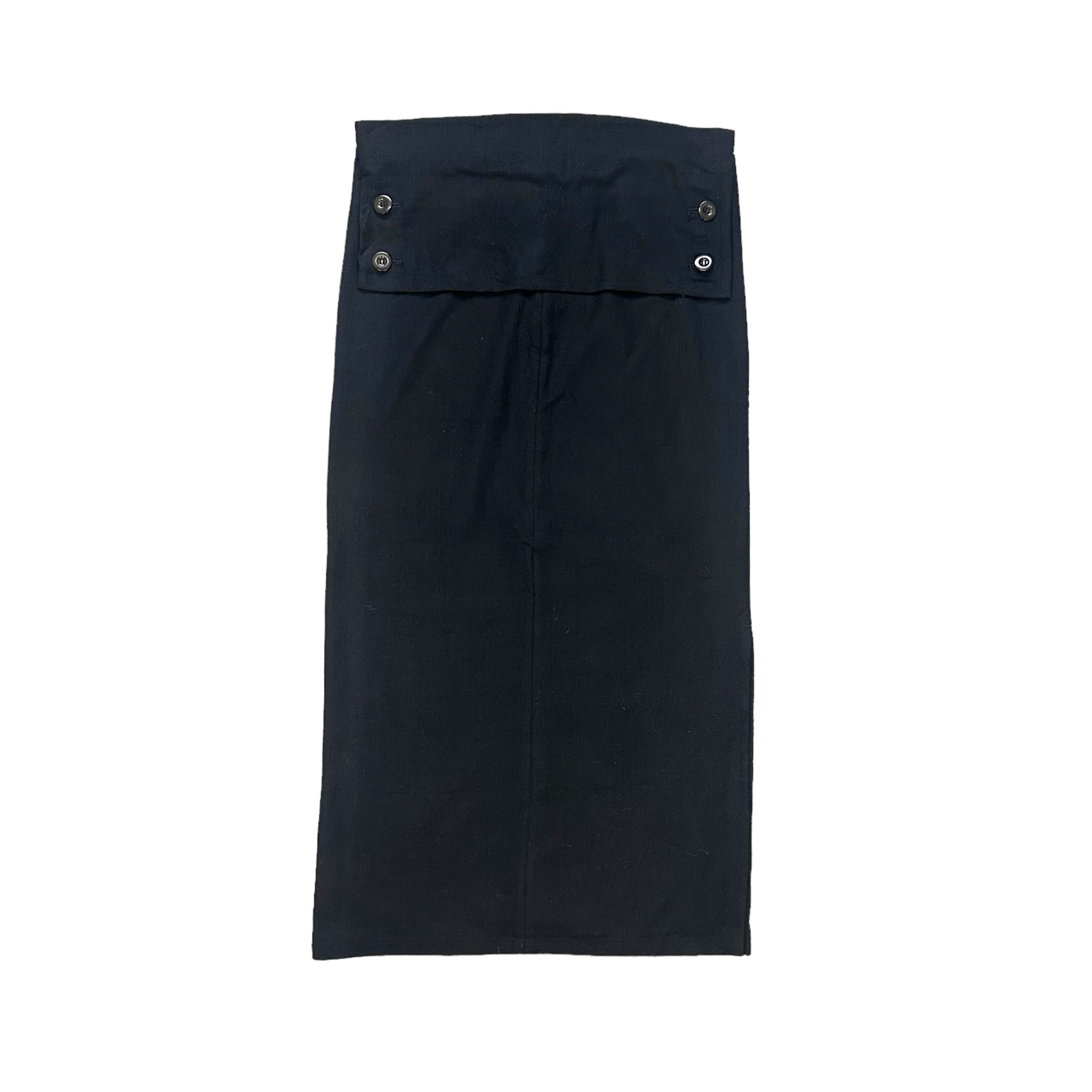 Yohji Yamamoto Y's YOHJI YAMAMOTO LAINE WOOL SKIRT #7732-167 Size 36" / US 14 / IT 50 - 1 Thumbnail