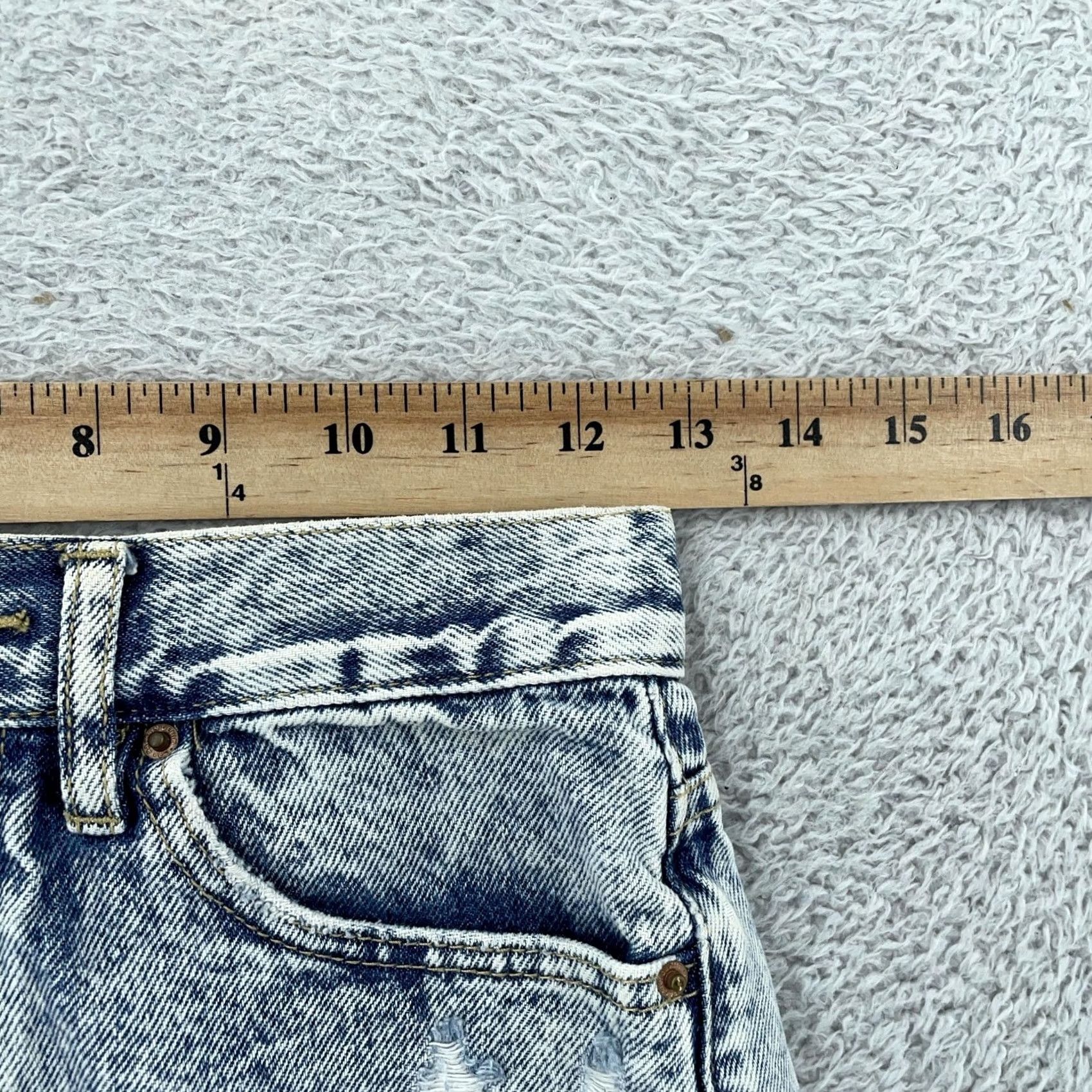Pacsun VINTAGE PacSun Shorts Womens 25 Denim Ultra High Rise Distressed Cutoff Size 42" / US 20 - 3 Thumbnail