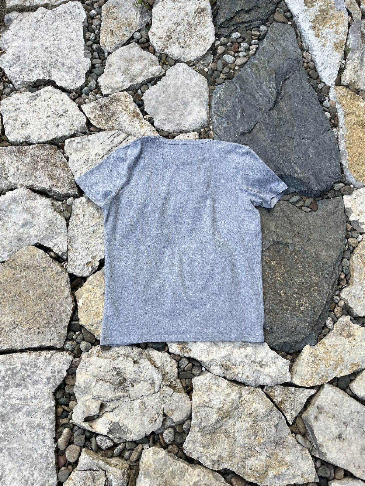 Designer × Tom Ford Tom Ford basic grey stretchy t-shirt tee crewneck slim fit Size US L / EU 52-54 / 3 - 2 Thumbnail