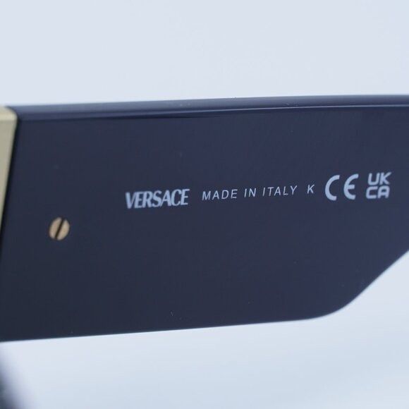 Versace Versace VE4497U GB1/87 Sunglasses Black Square Frame Size ONE SIZE - 4 Thumbnail