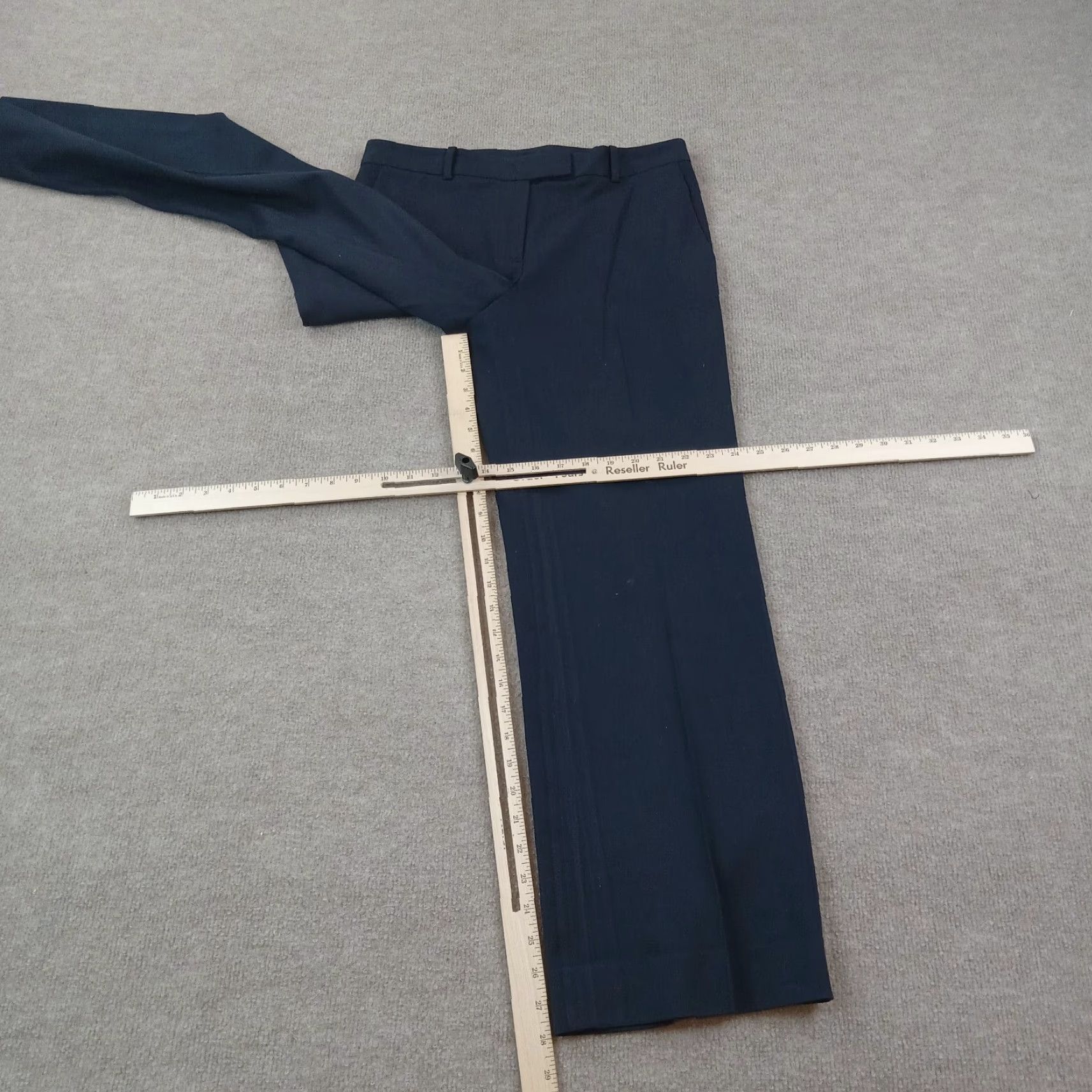 Brooks Brothers Brooks Brothers Womens Dress Pants Size 6 Extra Large Blue Straight Leg Stretch Size 28" / US 6 / IT 42 - 2 Thumbnail