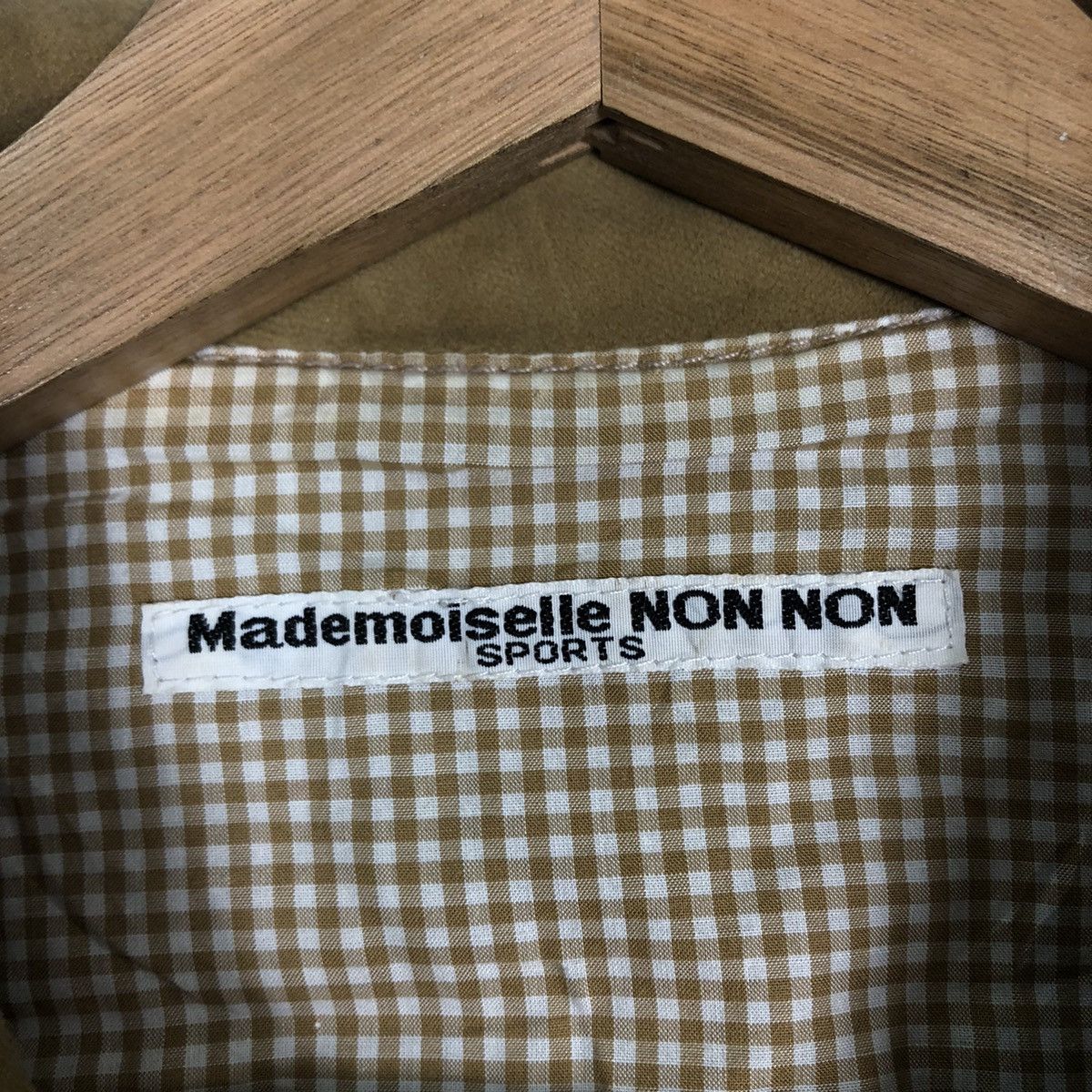 Issey Miyake 🔥90’s Vintage Suede Leather Jacket Mademoiselle NON NON Size US M / EU 48-50 / 2 - 13 Thumbnail