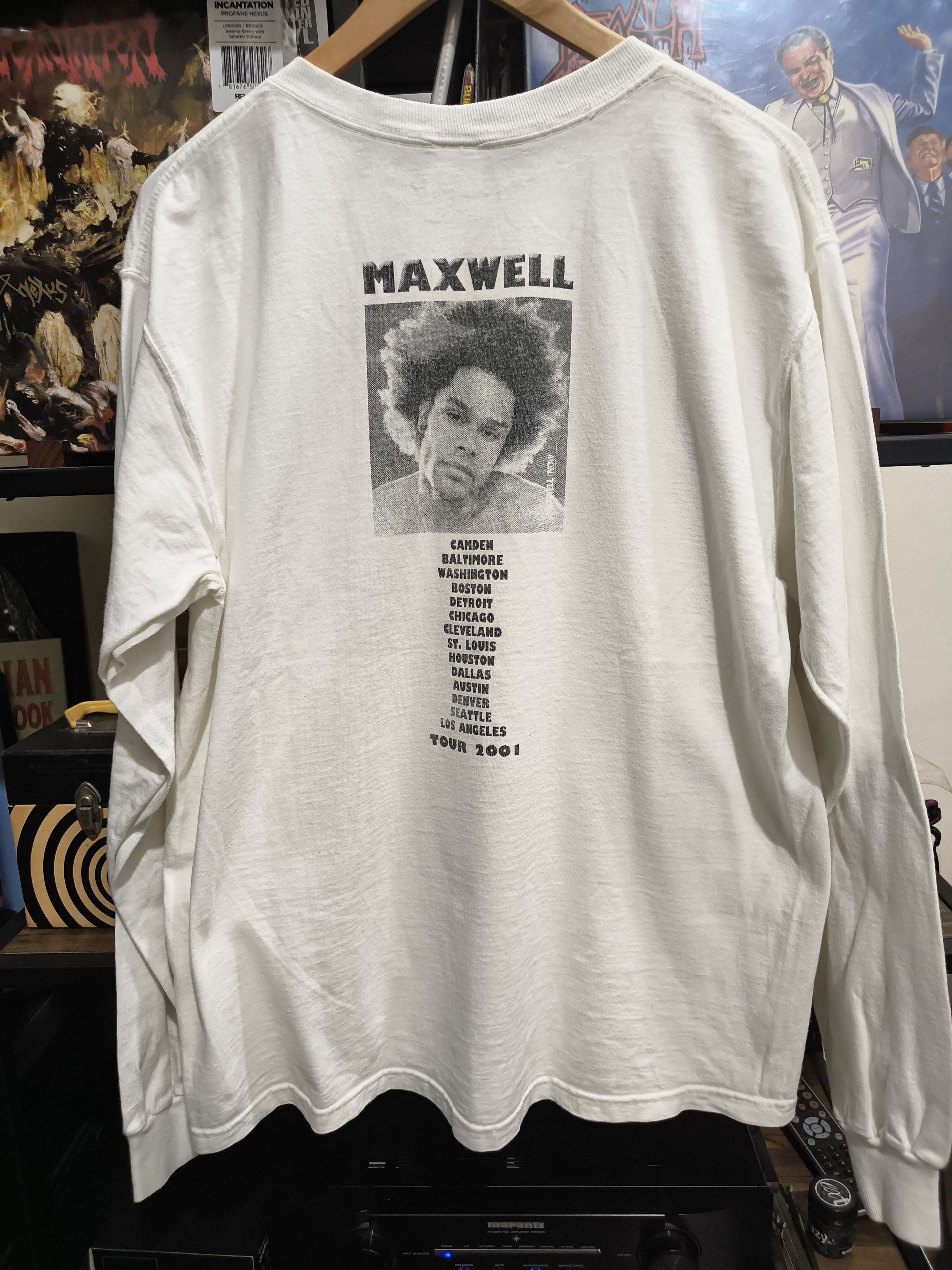 Rap Tees Vintage 2001 Maxwell tour t shirt Size US L / EU 52-54 / 3 - 3 Thumbnail