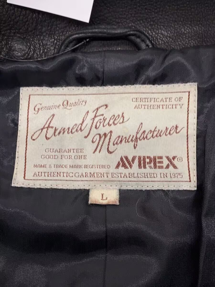 Avirex Avirex Sheep Leather Jacket Blouson Black Size US L / EU 52-54 / 3 - 3 Thumbnail