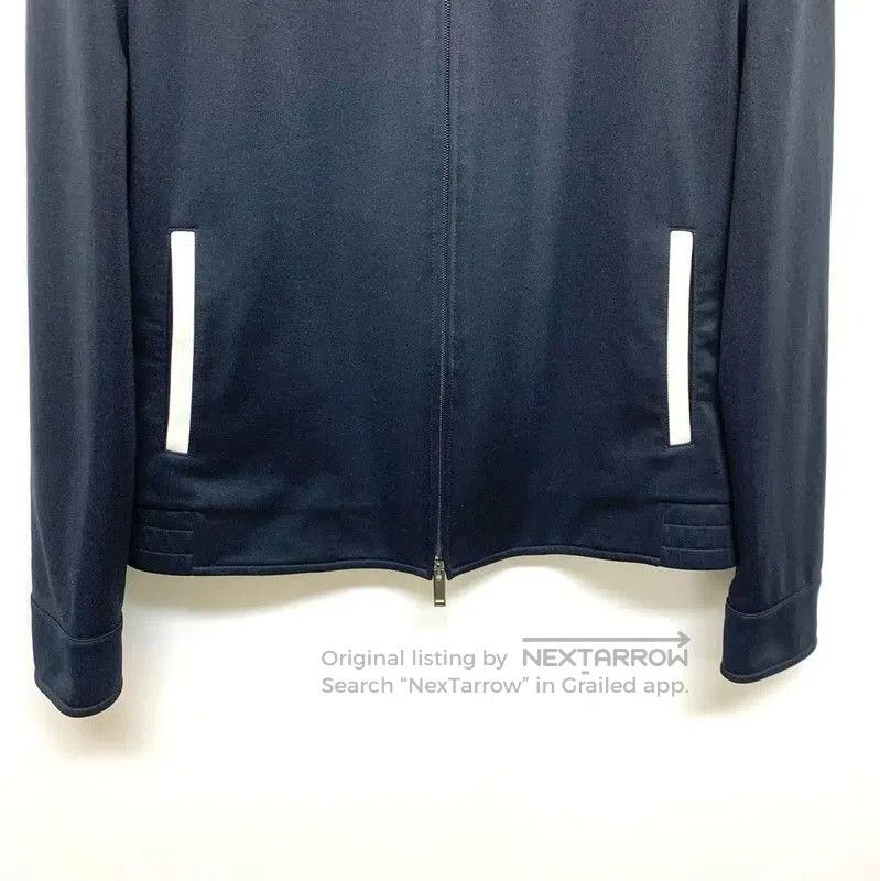 Valentino Valentino Black Cotton Men's Jacket with Orange Accents . Size US M / EU 48-50 / 2 - 4 Thumbnail