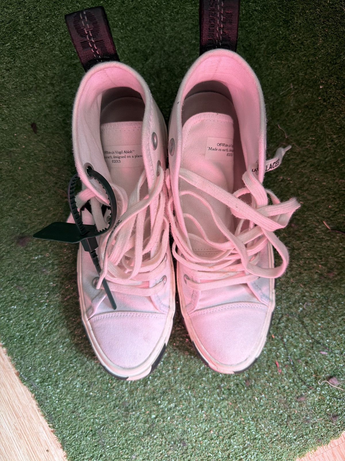 Off-White Off-White black and white shoe high Size US 8.5 / EU 41-42 - 4 Thumbnail