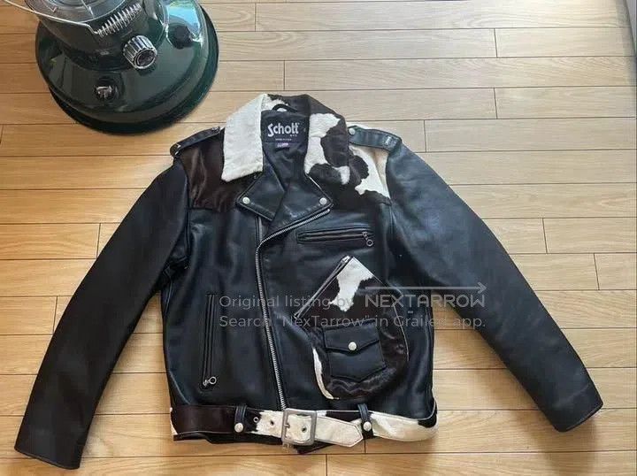 Schott Schott Cow spliced leather jacket Size US L / EU 52-54 / 3 - 9 Thumbnail