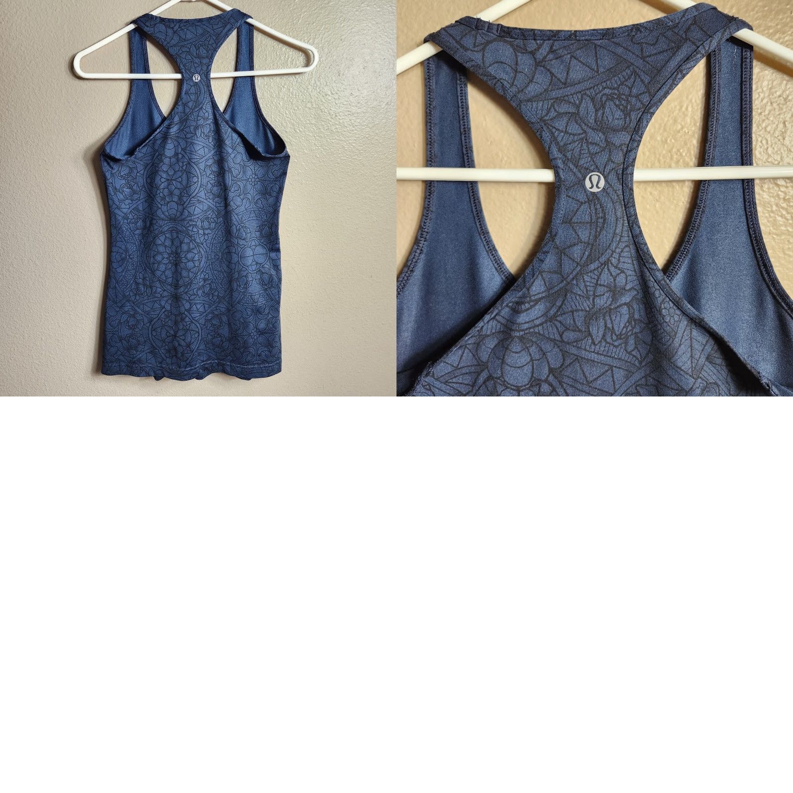 Lululemon Lululemon Womens Cool Racerback Tank Prisma Inkwell Black-Size 2 Tank Sleeveless Racerback Pullover Yoga Running Gym 2 Blue Black Womens Size ONE SIZE - 8 Thumbnail