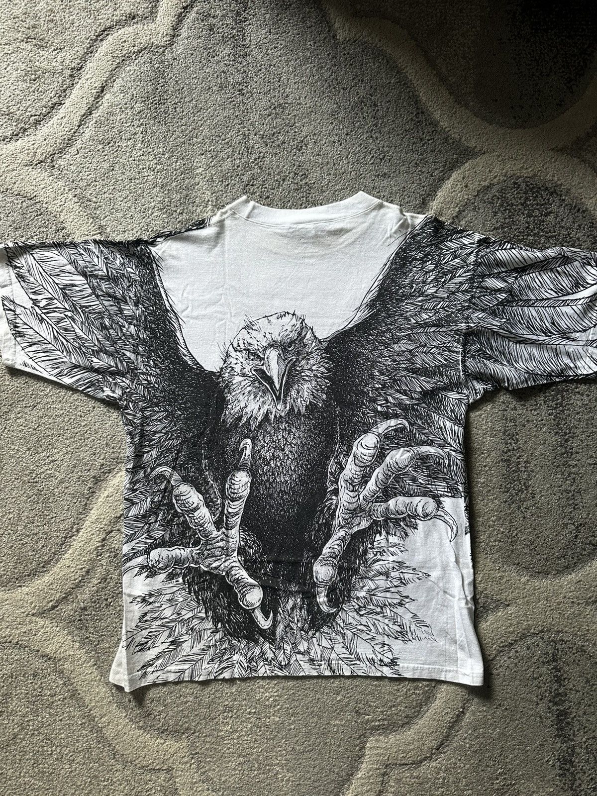 Vintage Vintage USA Eagle AOP Tee Size US L / EU 52-54 / 3 - 4 Thumbnail
