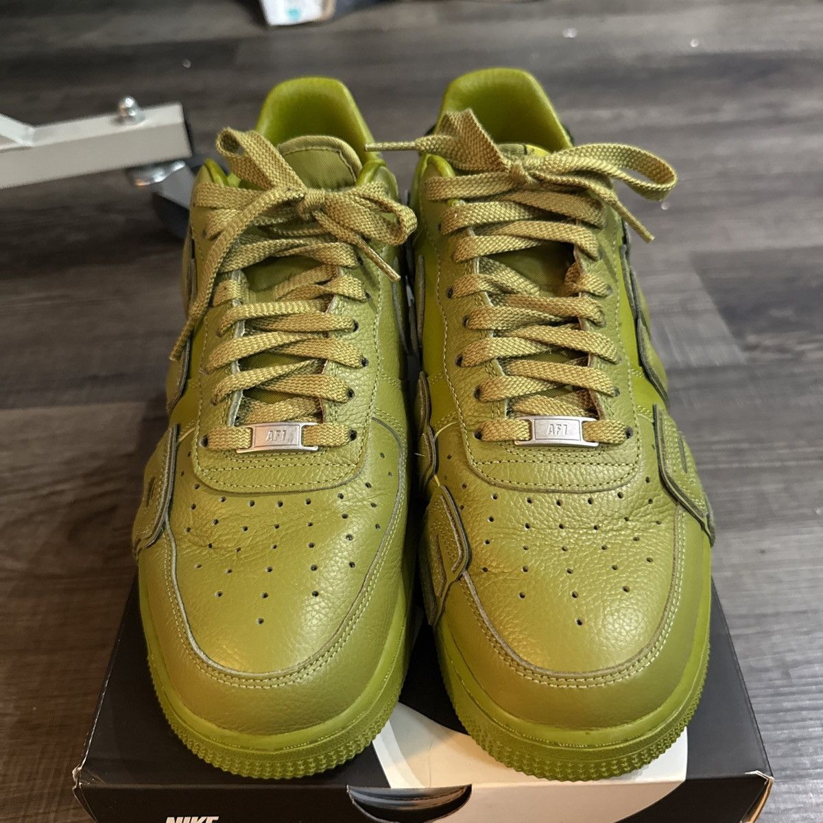 Cactus Plant Flea Market × Nike NIKE CACTUS PLANT FLEA MARKET AIR FORCE ONE MOSS SIZE 11 Size US 11 / EU 44 - 4 Thumbnail
