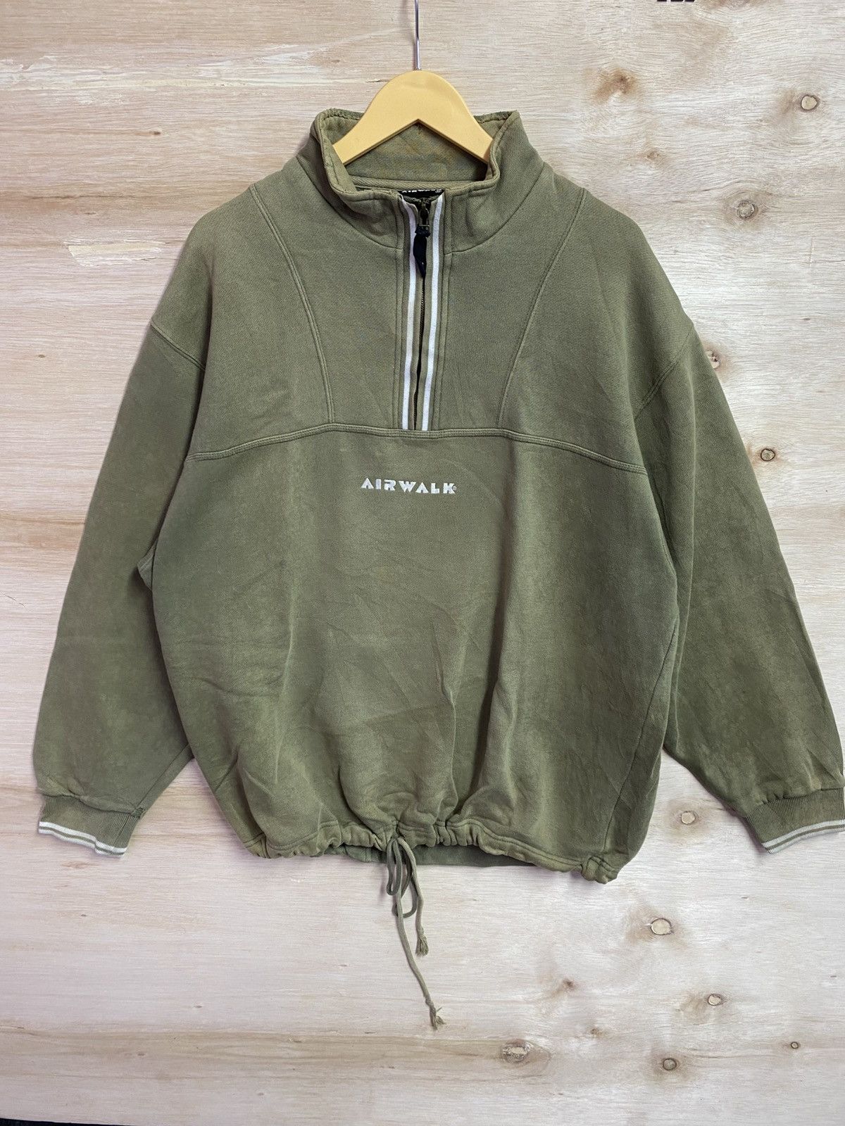 Airwalk Vintage airwalk half zipper sweatshirt Size US L / EU 52-54 / 3 - 1 Thumbnail