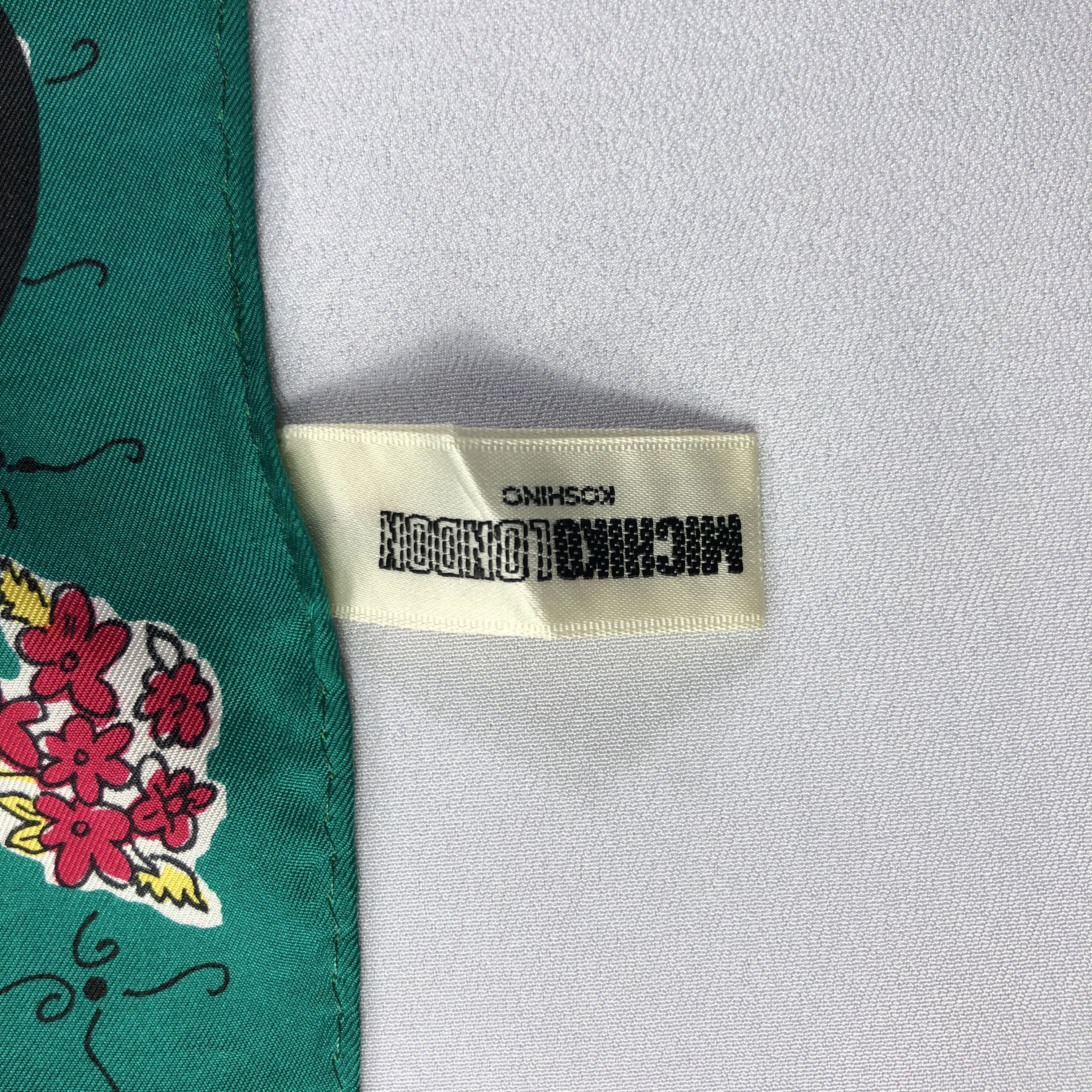 Michiko Koshino London × Vintage Vintage Michiko Koshino London Silk Scarf Size ONE SIZE - 6 Thumbnail