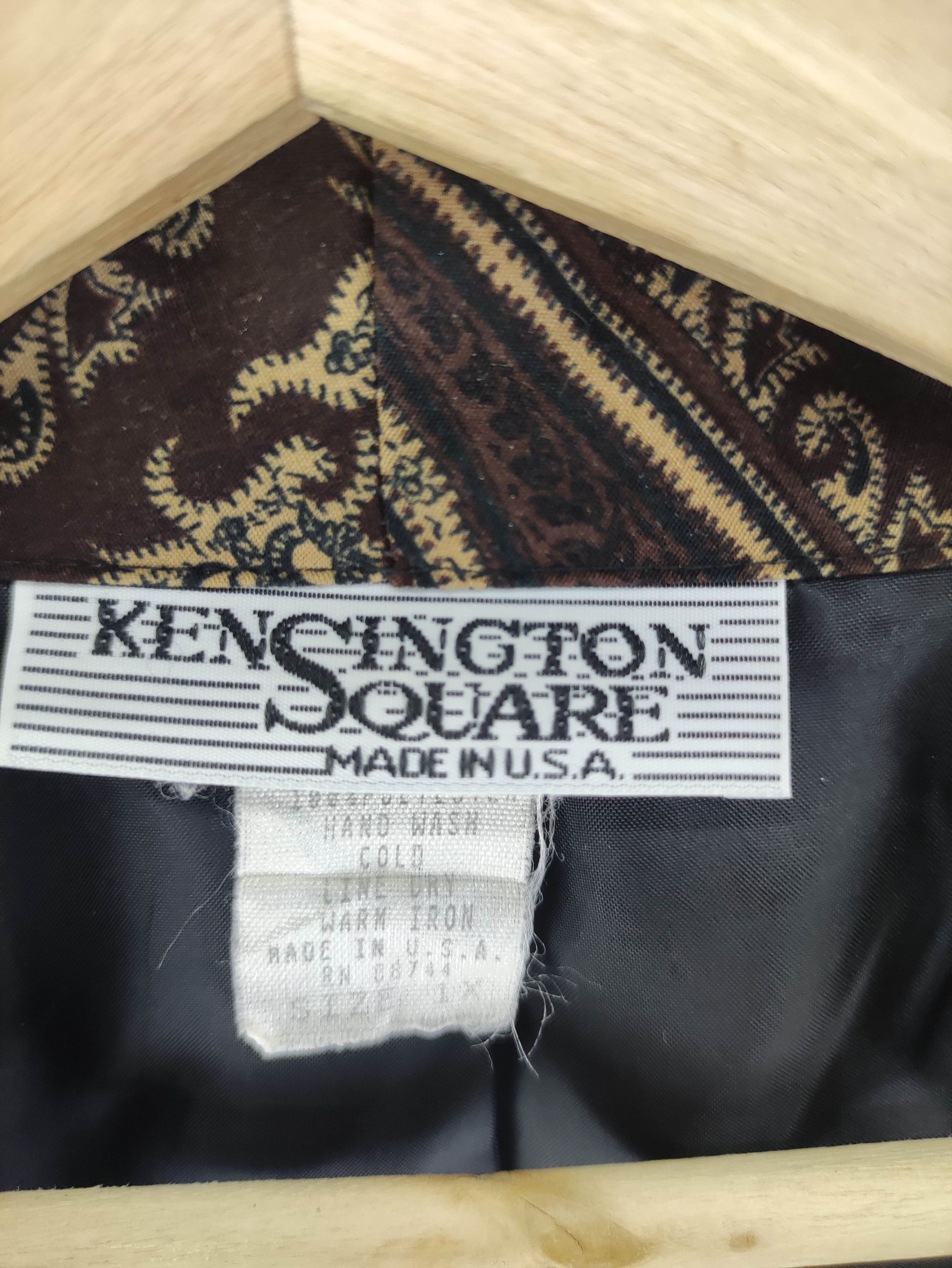 Japanese Brand Vintage Kensington Paisley Design Coat Blazer Jacket Size L / US 10 / IT 46 - 2 Thumbnail