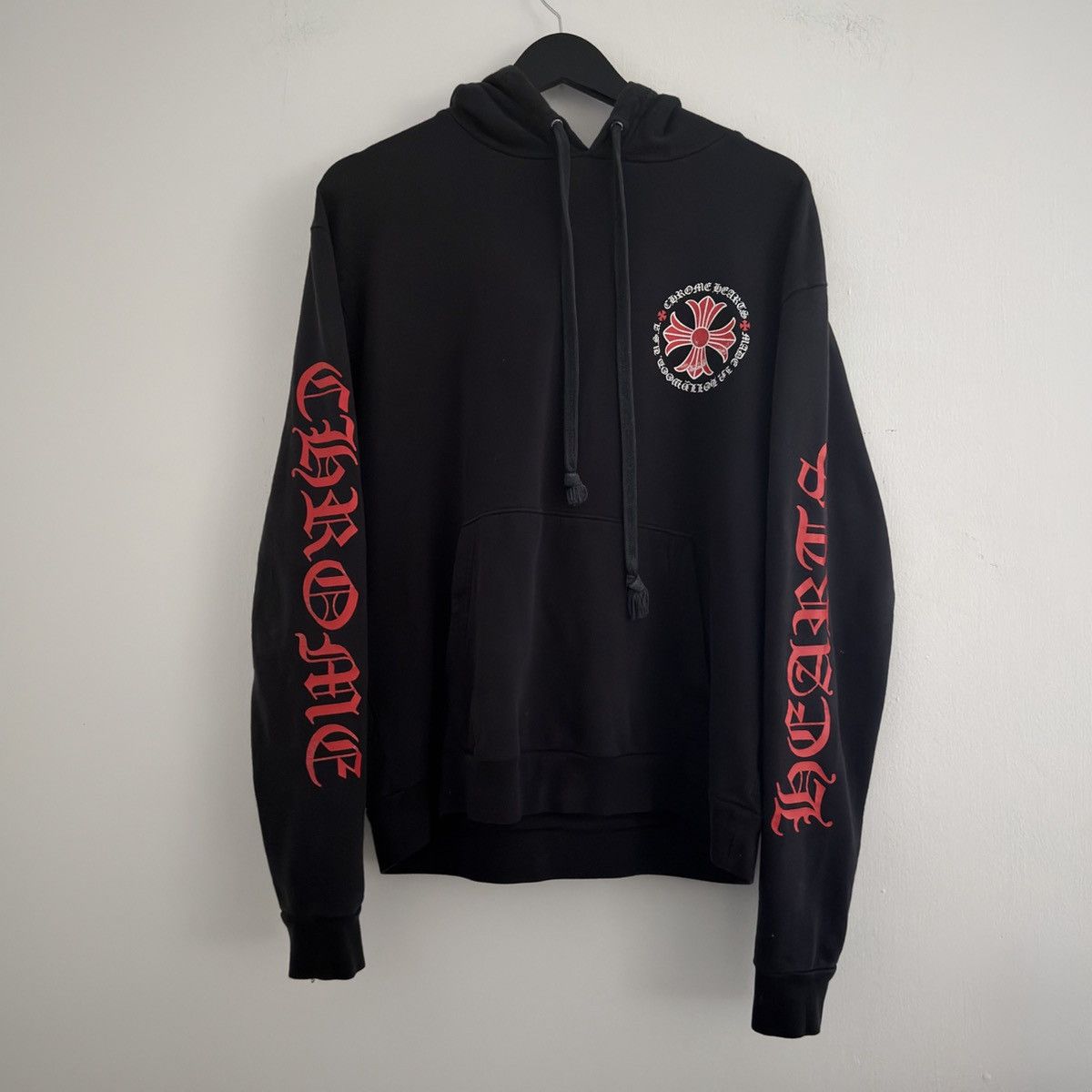 Chrome Hearts Chrome Hearts Red Plus Logo Hoodie Size US XS / EU 42 / 0 - 3 Thumbnail