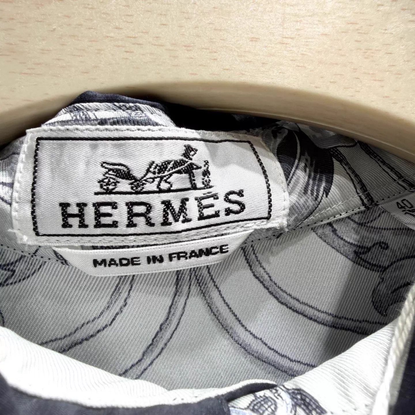 Hermes Hermès Double Layer Cotton Silk Lining LS Shirt Size 40 Size US M / EU 48-50 / 2 - 4 Thumbnail