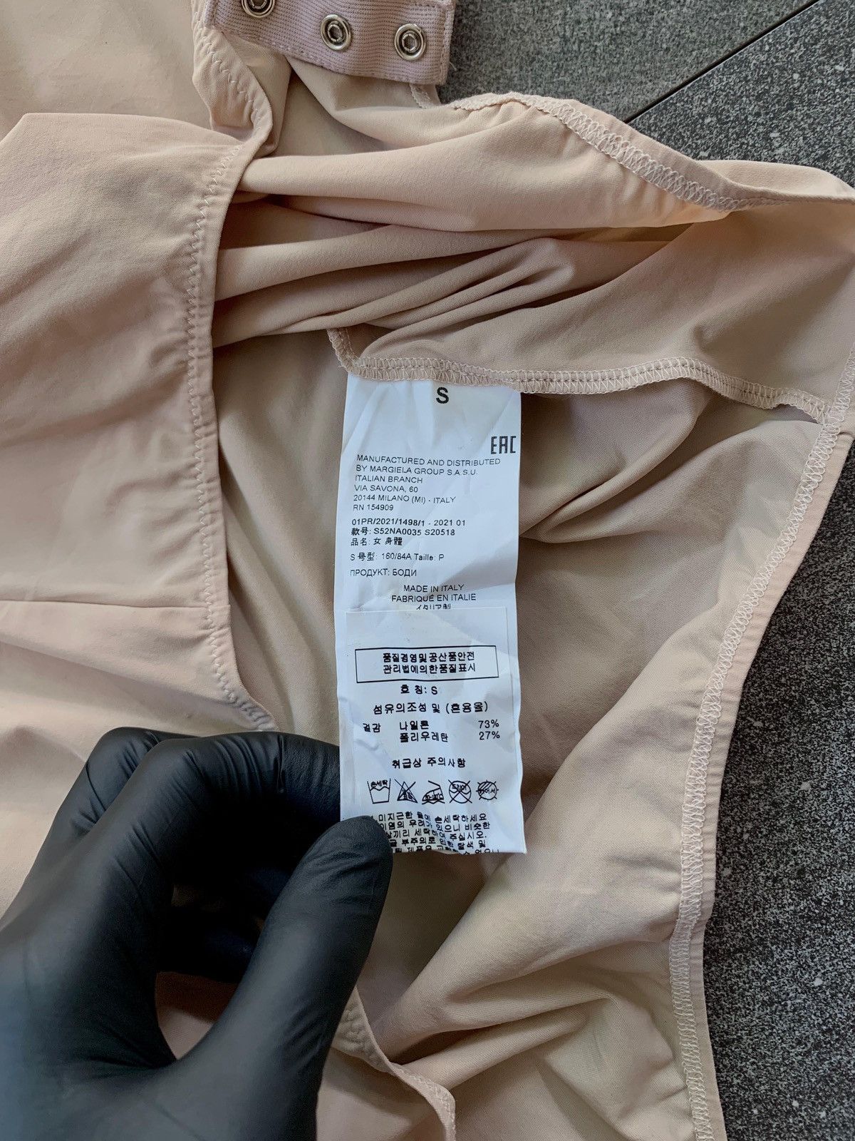 Maison Margiela FREE TAX! Ls MM6 Logo Bodysuit Size S / US 4 / IT 40 - 9 Thumbnail