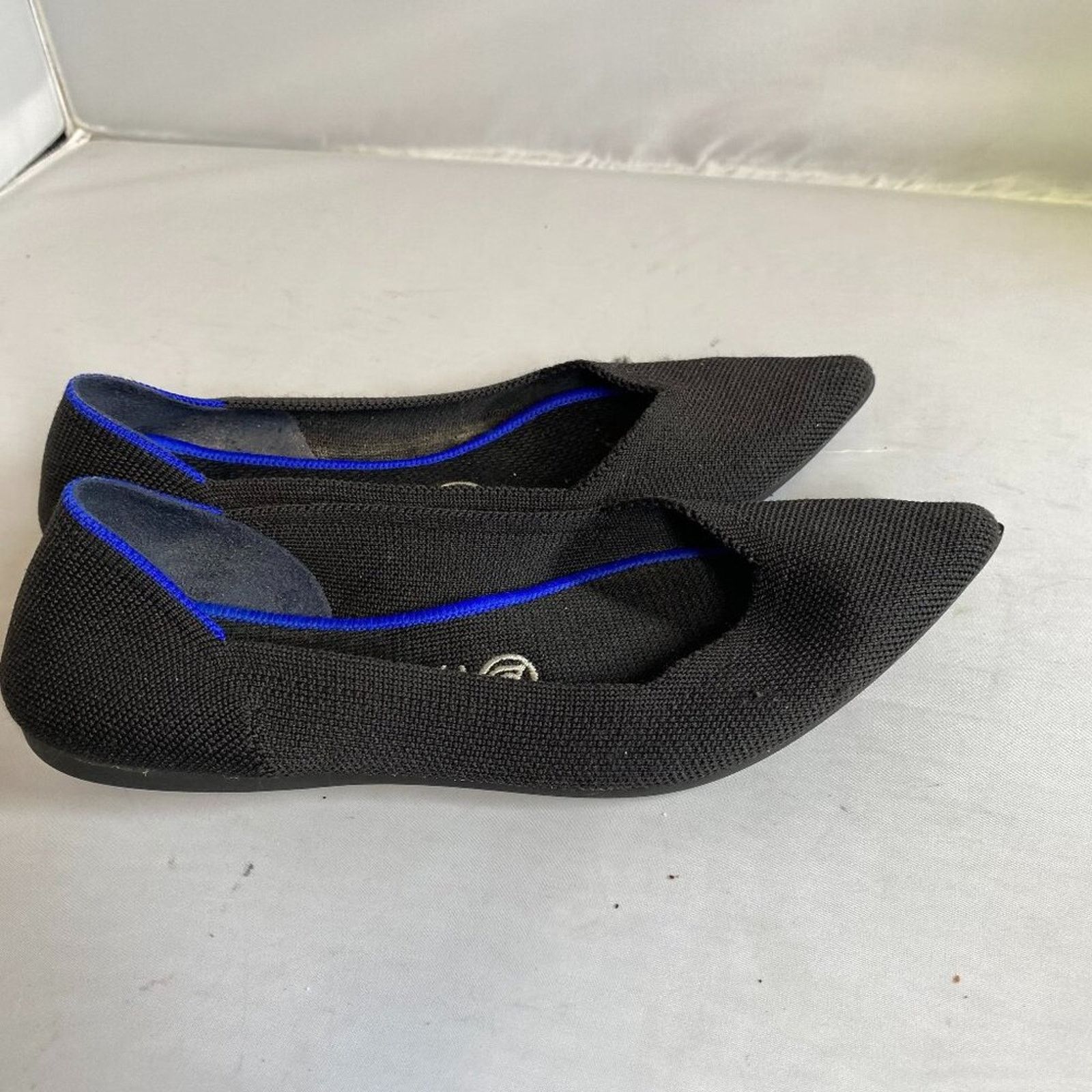 Other Rothy's The Point Black Recycled Knit Comfort Slip On Sz 6w Size US 6 / IT 36 - 6 Thumbnail
