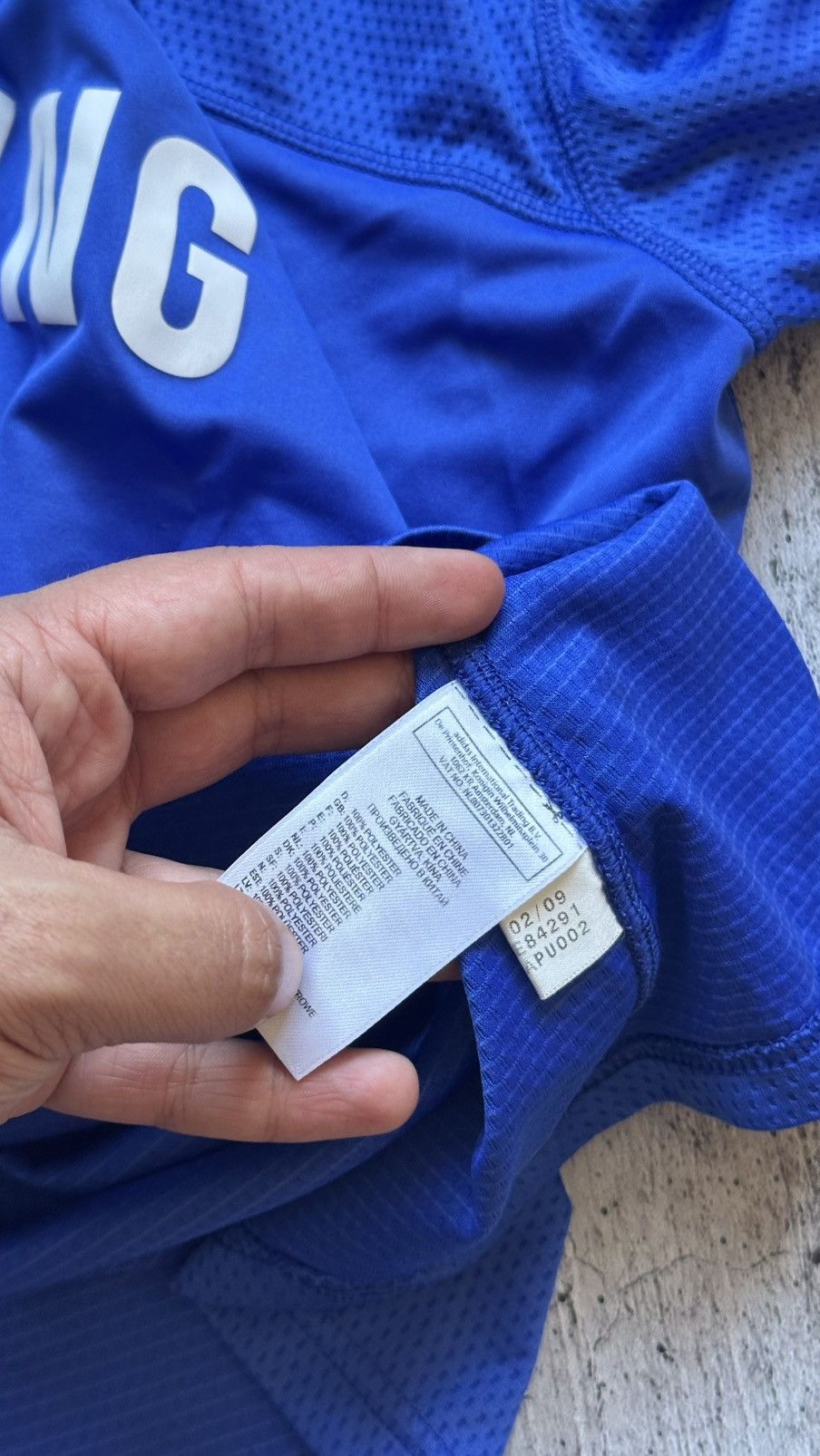 Adidas 2009/10 Adidas Chelsea FC Vintage Home Soccer Jersey Size US L / EU 52-54 / 3 - 13 Thumbnail
