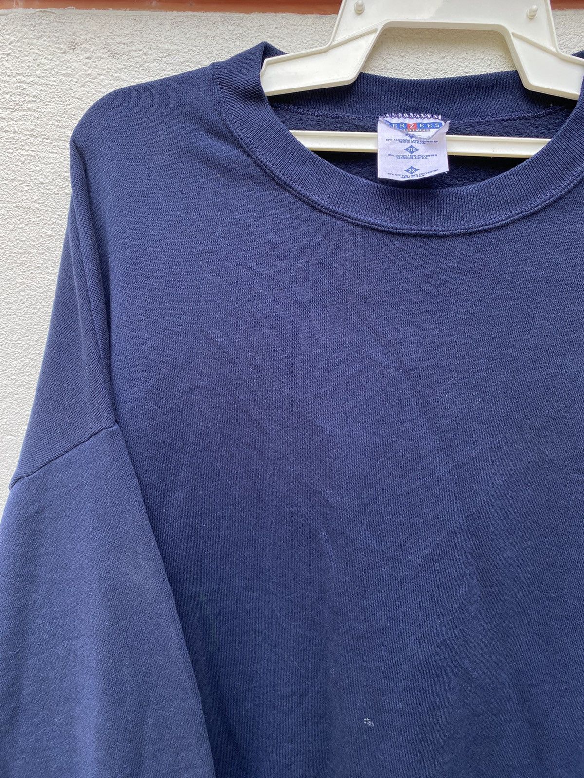 Vintage Vintage 90s plain sweatshirt Size US XXL / EU 58 / 5 - 2 Thumbnail