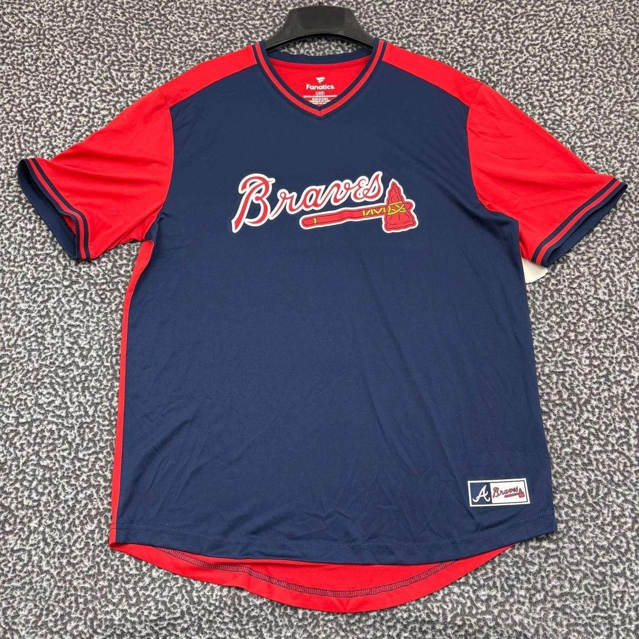 Other Atlanta Braves Shirt Men Fanatics Short Sleeve V-Neck New L Size US L / EU 52-54 / 3 - 1 Thumbnail