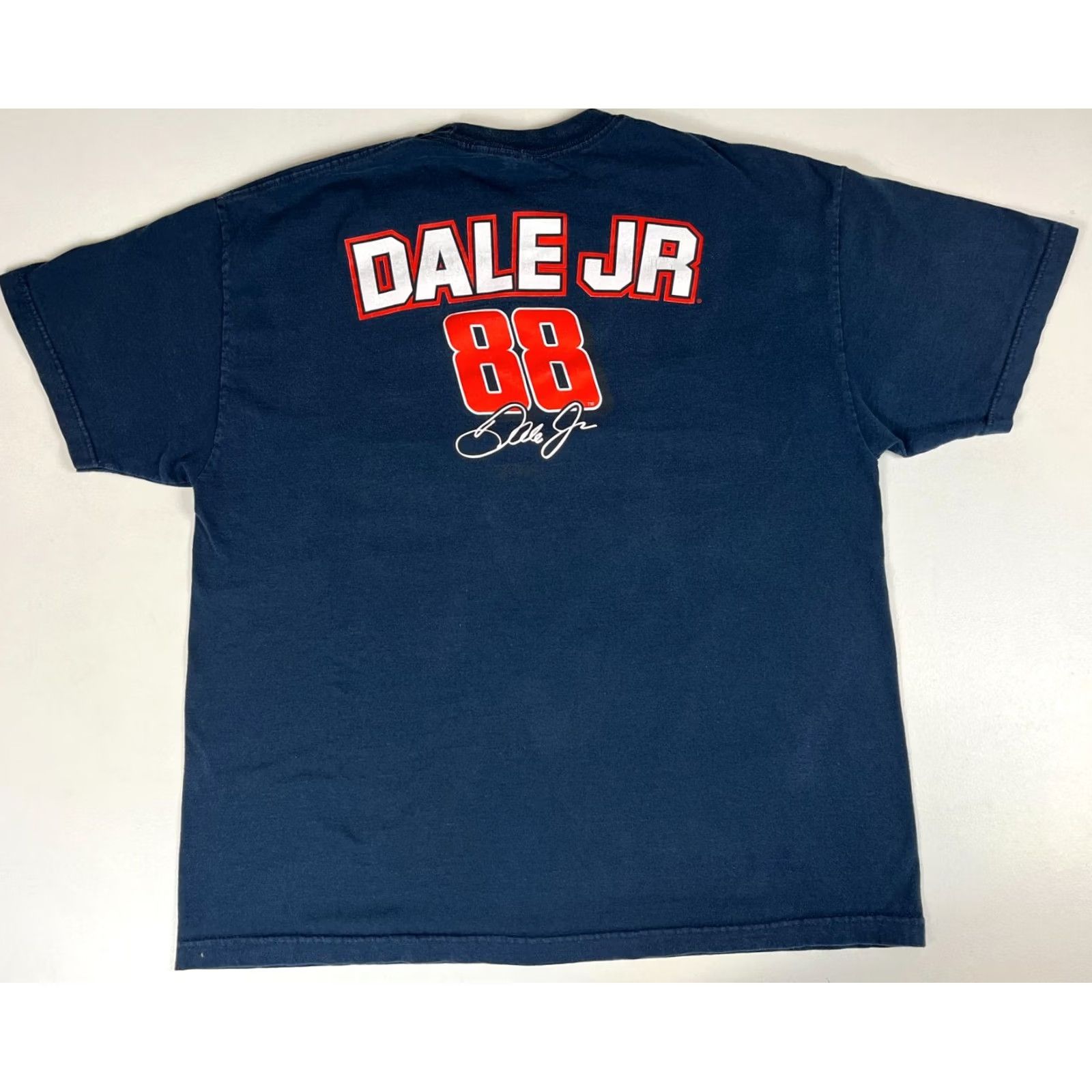 Chase Authentics Nascar Dale Jr. #88 T-Shirt Chase Authentics Double-Sided Sz 2XL Navy Blue Men's 2XL Size US XXL / EU 58 / 5 - 2 Thumbnail