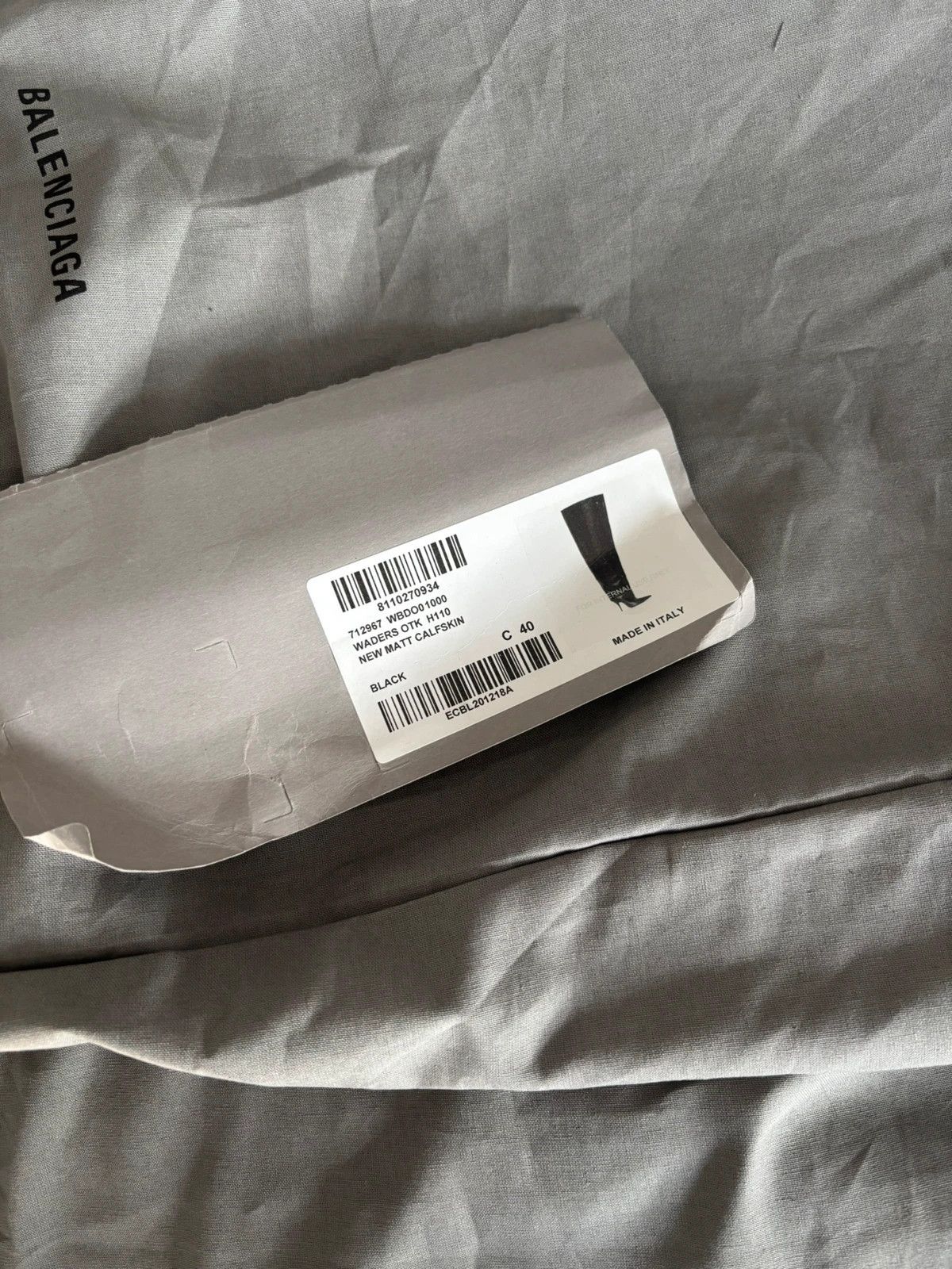 Balenciaga Balenciaga high waders 110m calfskin RRP 3200$ Size US 10 / IT 40 - 8 Thumbnail
