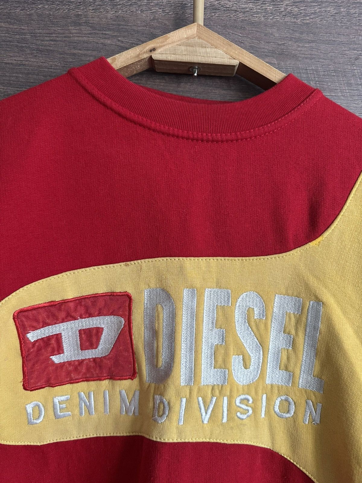 Diesel × Vintage Vintage Diesel Denim Division Embroidered Logo Sweatshirt Size US L / EU 52-54 / 3 - 11 Thumbnail