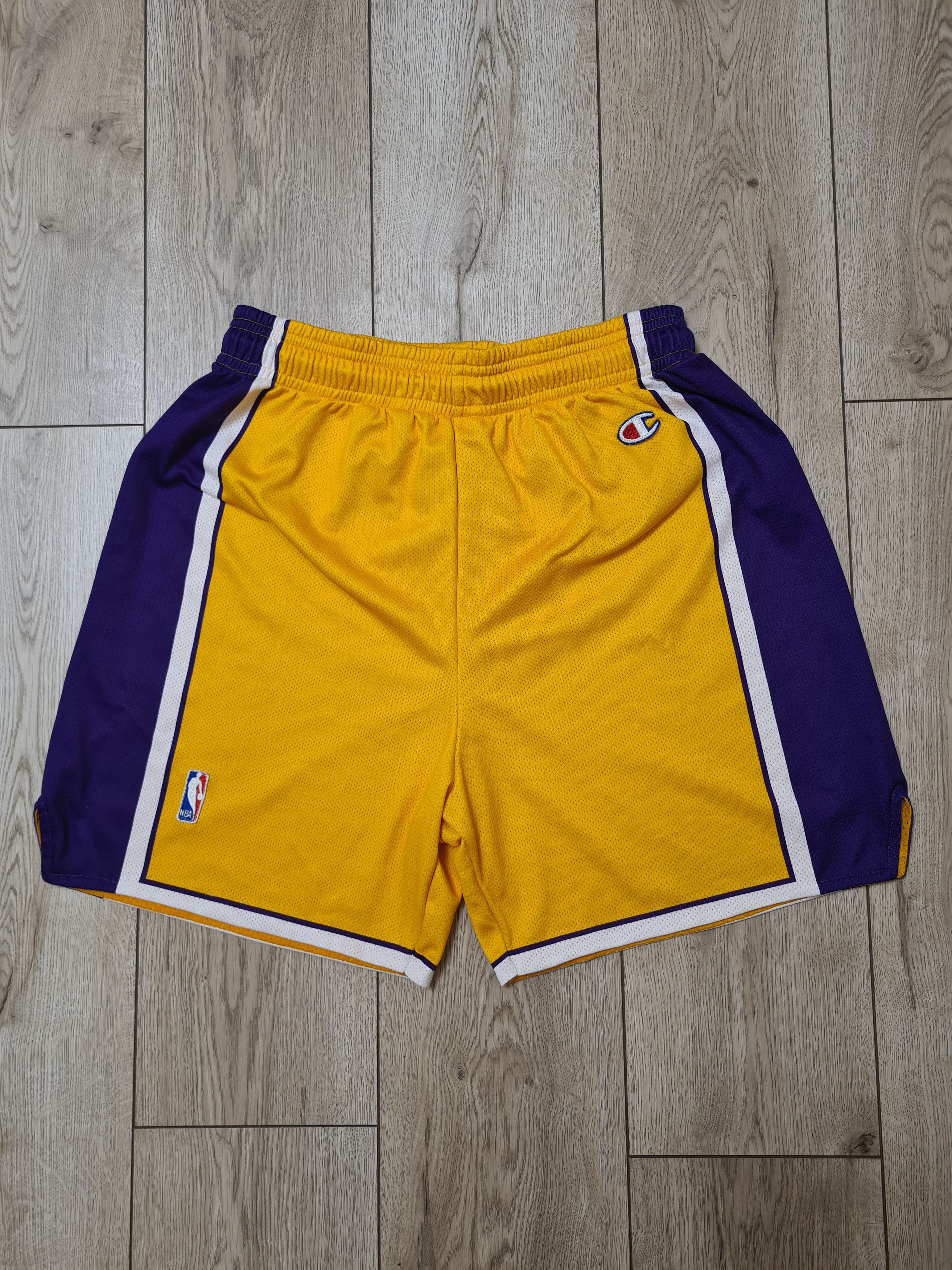 Champion LA LAKERS CHAMPION VINTAGE SHORTS BASKETBALL SHORTS Size US 38 / EU 54 - 1 Thumbnail