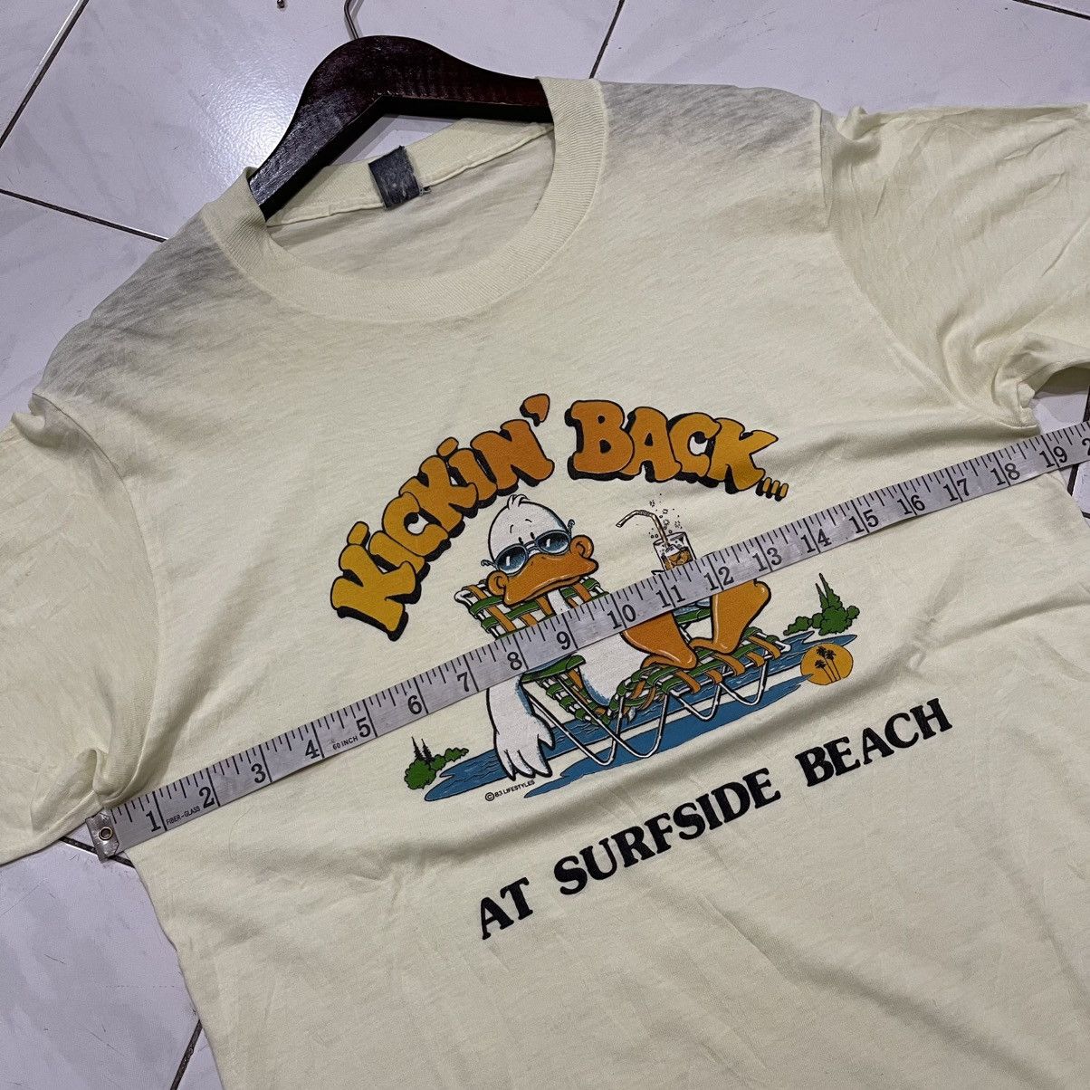 Vintage Rare 80s kickin’ back at surfside beach tee Size US M / EU 48-50 / 2 - 6 Thumbnail