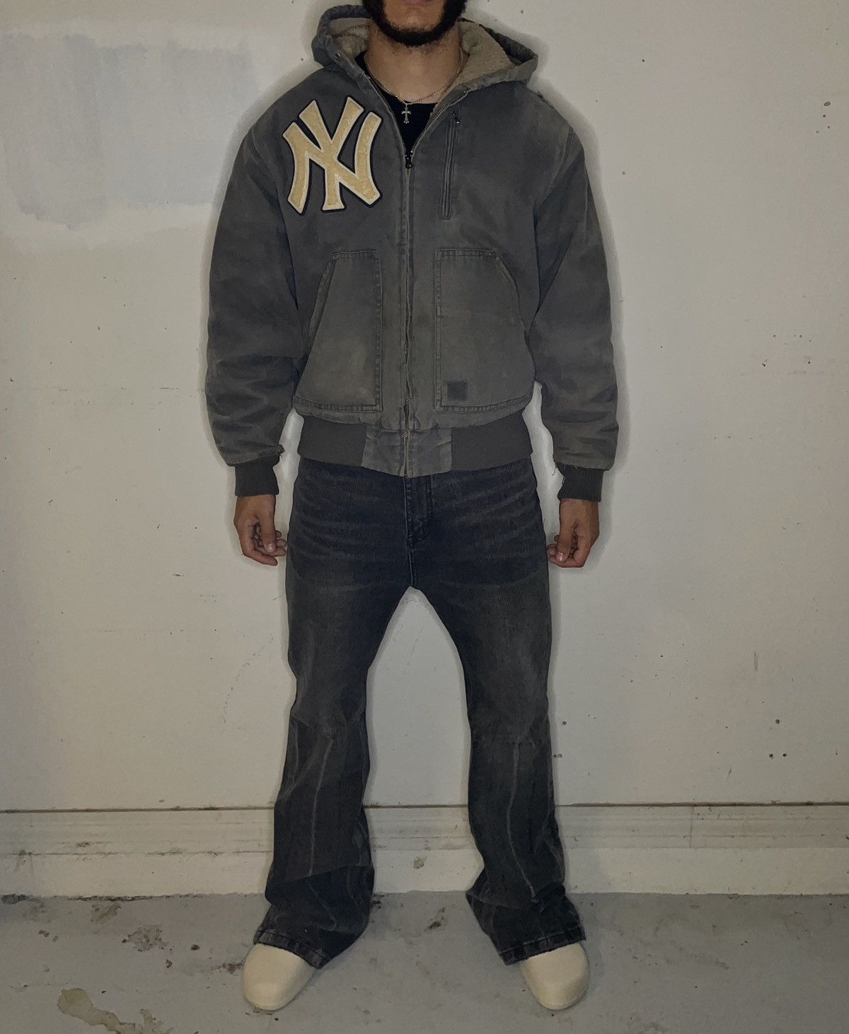 Other RARE VINTAGE x NY x CARHARTT STYLE HOODED JACKET Size US M / EU 48-50 / 2 - 3 Thumbnail
