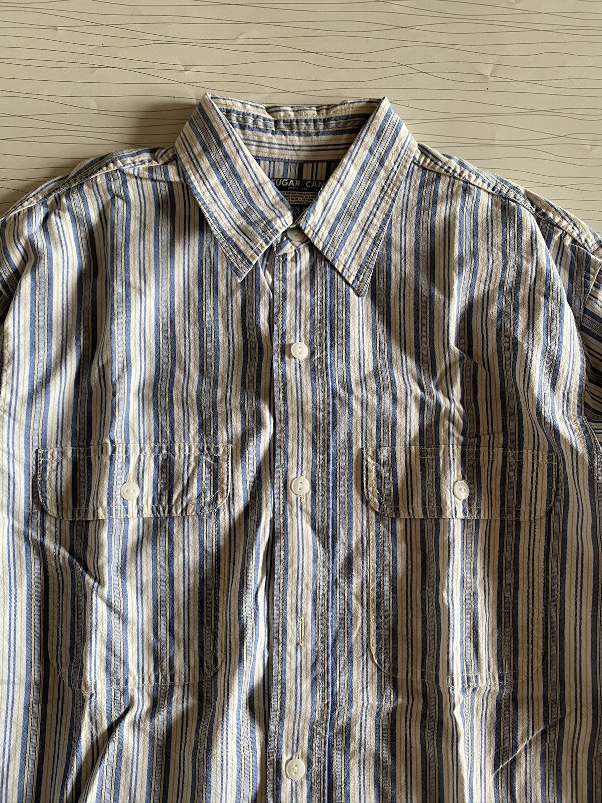 Japanese Brand Sugarcane Flannel Longsleeve Shirt Size US M / EU 48-50 / 2 - 5 Thumbnail