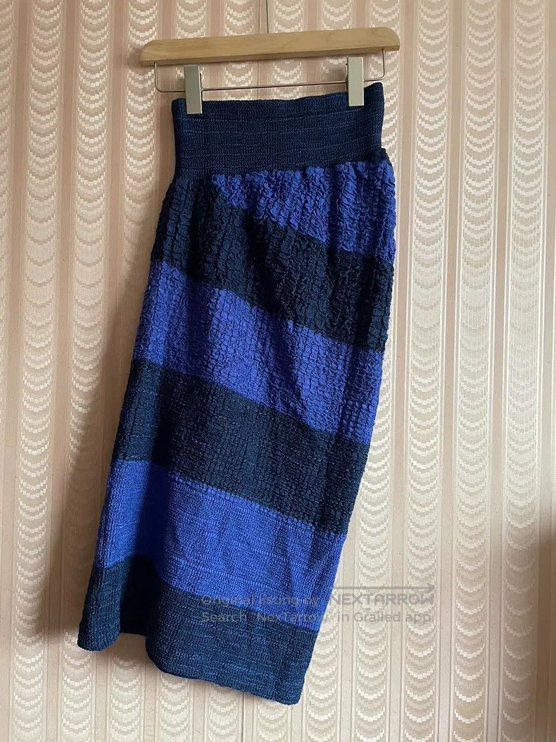Issey Miyake Issey Miyake Irregular Cut Pleated Silk Set Asymmetrical C Size M / US 6-8 / IT 42-44 - 5 Thumbnail
