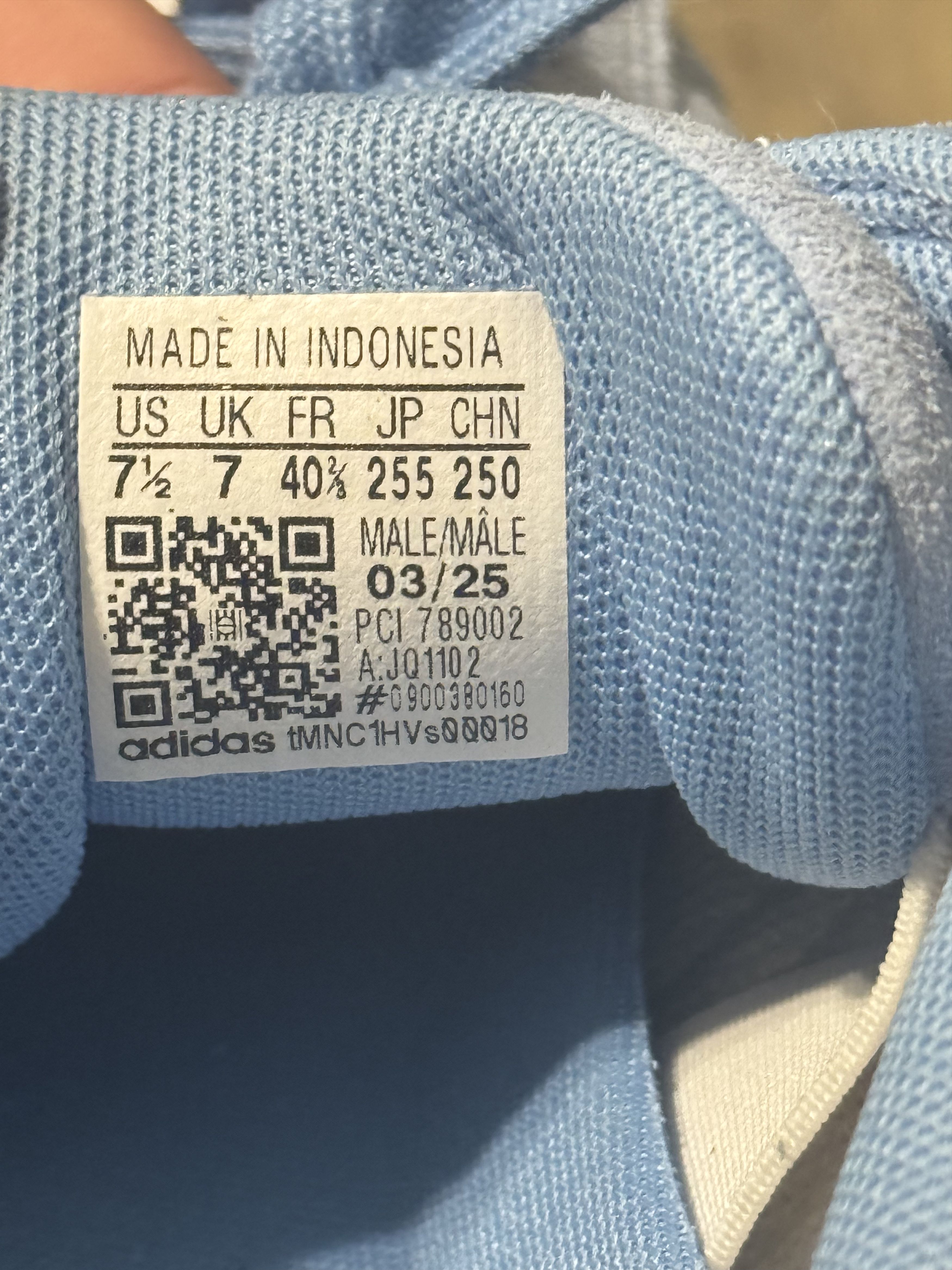 Adidas SUPERSTAR ADV SHOES Light Blue/Ftwr White/Light Blue Size US 7.5 / EU 40-41 - 5 Thumbnail