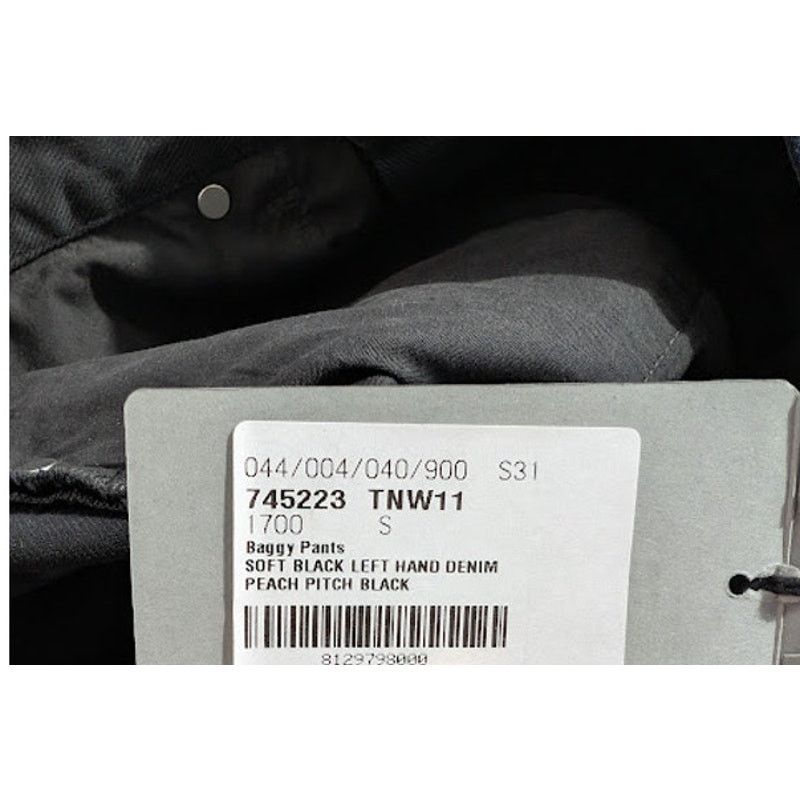 Balenciaga o1rshd1 Q:3 / Baggy Pants / Jeans in Black Size US 30 / EU 46 - 21 Thumbnail