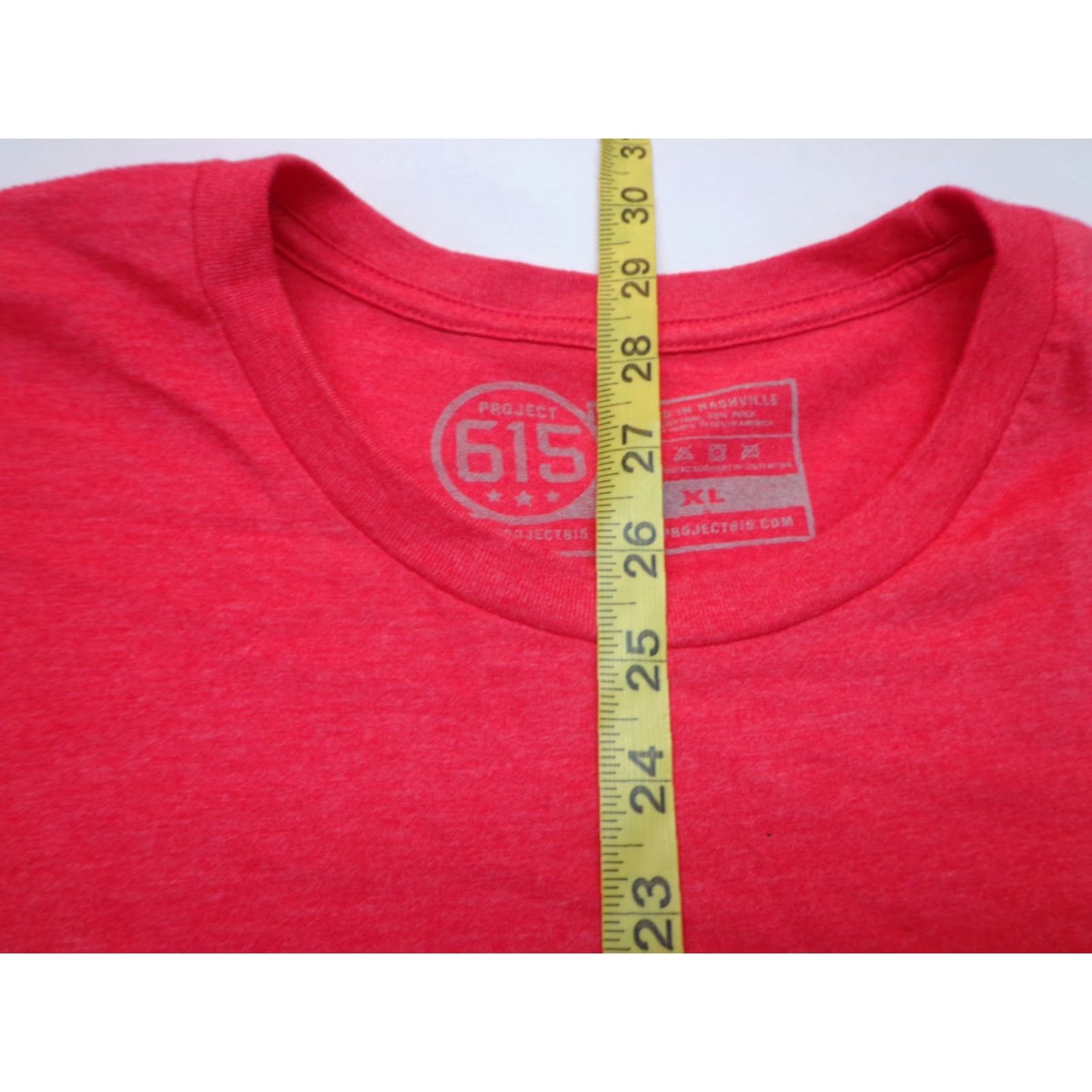 Y/Project PROJECT 615 Nashville Runs on Country Music & Tacos Red T-shirt XL Men Short Sleeve Heather? Size US XL / EU 56 / 4 - 5 Thumbnail