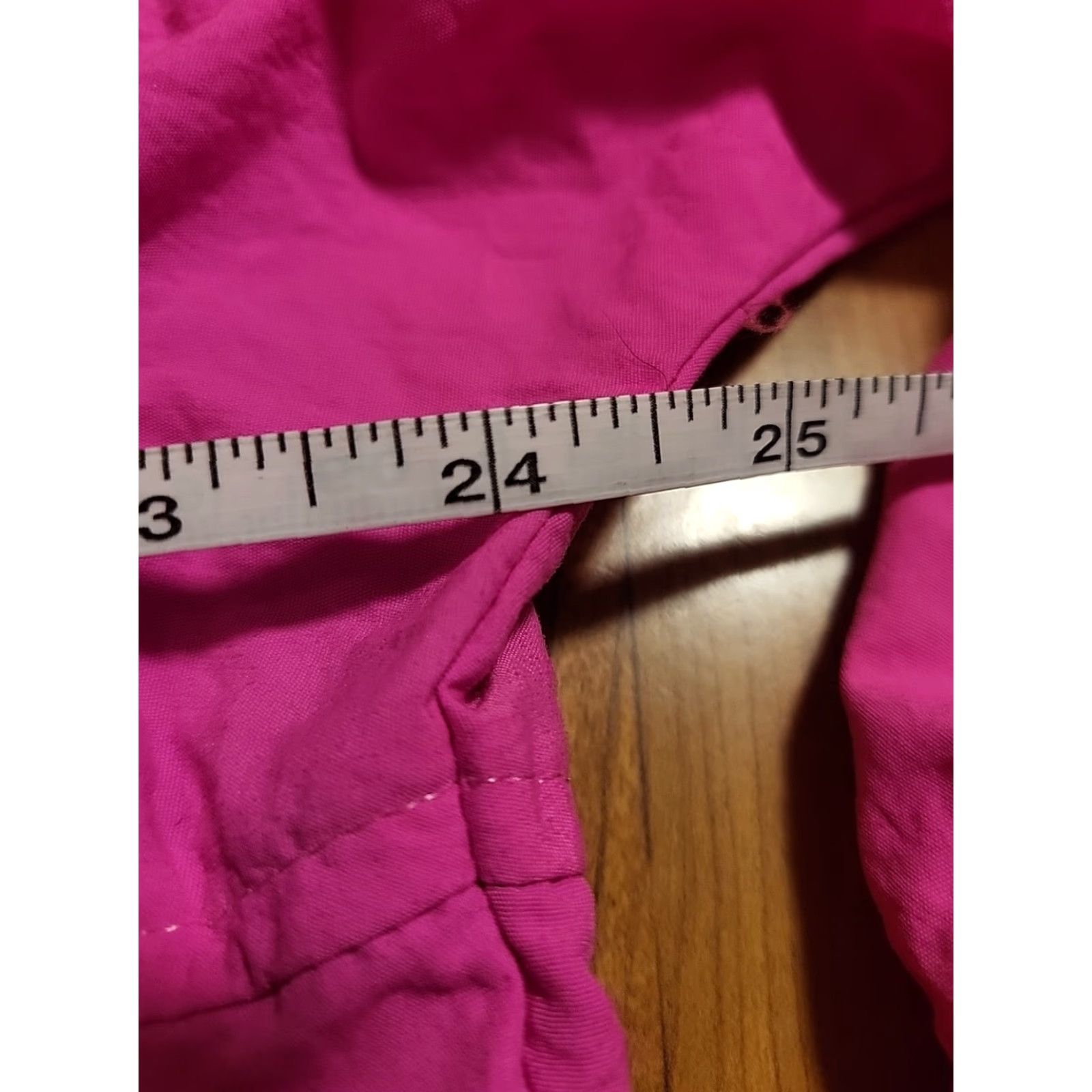 Vintage VINTAGE Brass Plum Windbreaker Pink Nylon Hooded XL 46"x28" Cinch Waist 1990s Womens Size XL / US 12-14 / IT 48-50 - 4 Thumbnail