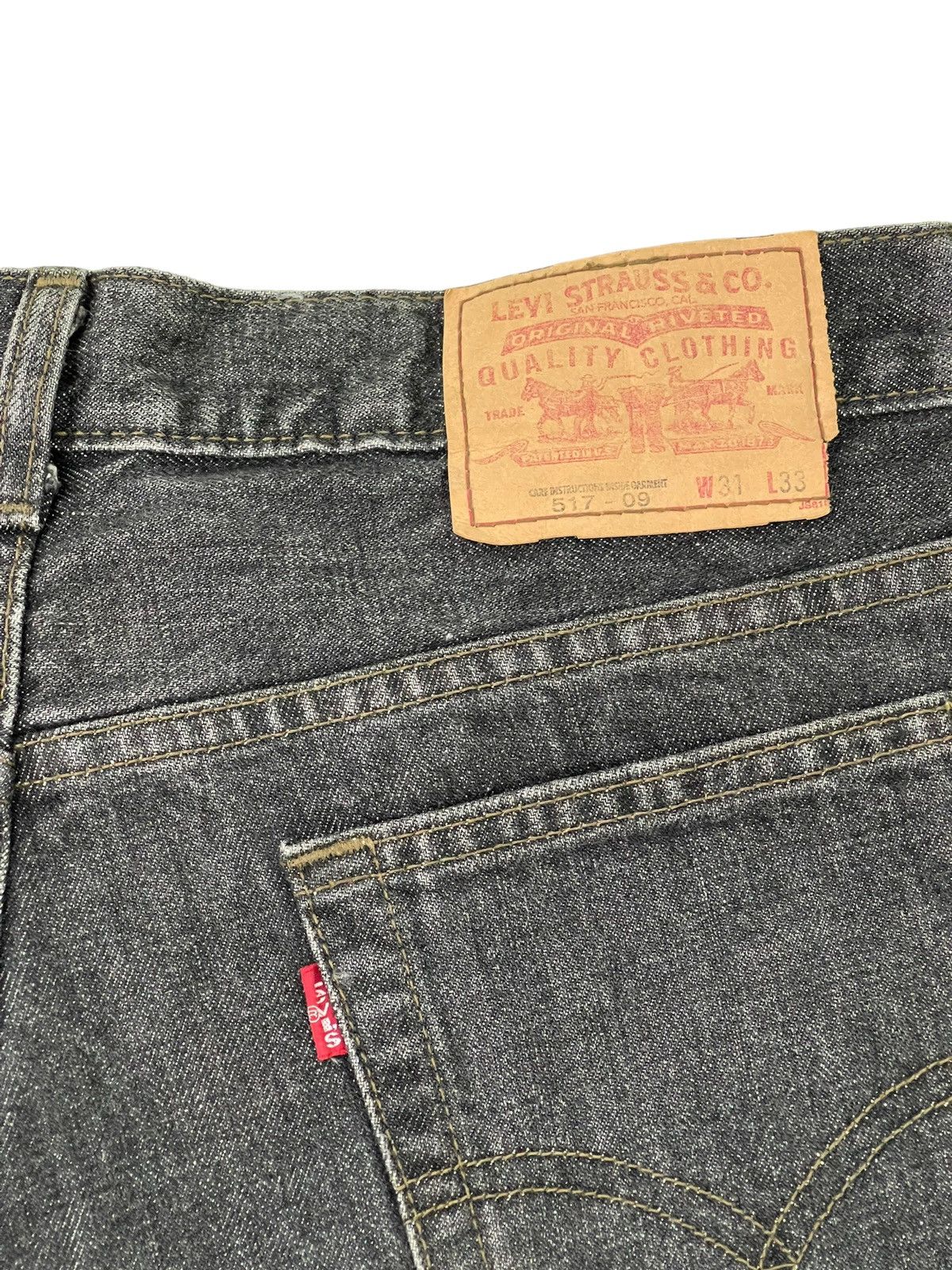 Japanese Brand Flare Jeans 2002 Levi’s Japan 517 Distress Boot Cut 7🟦2 Size US 31 - 18 Thumbnail