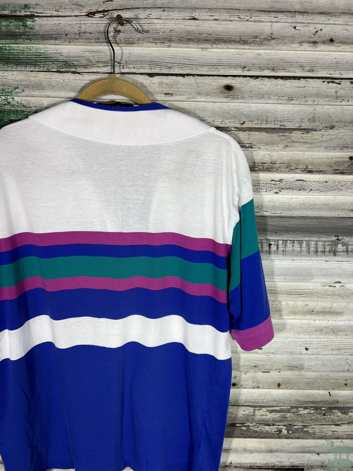Vintage Vintage Striped Polo Size US L / EU 52-54 / 3 - 3 Thumbnail
