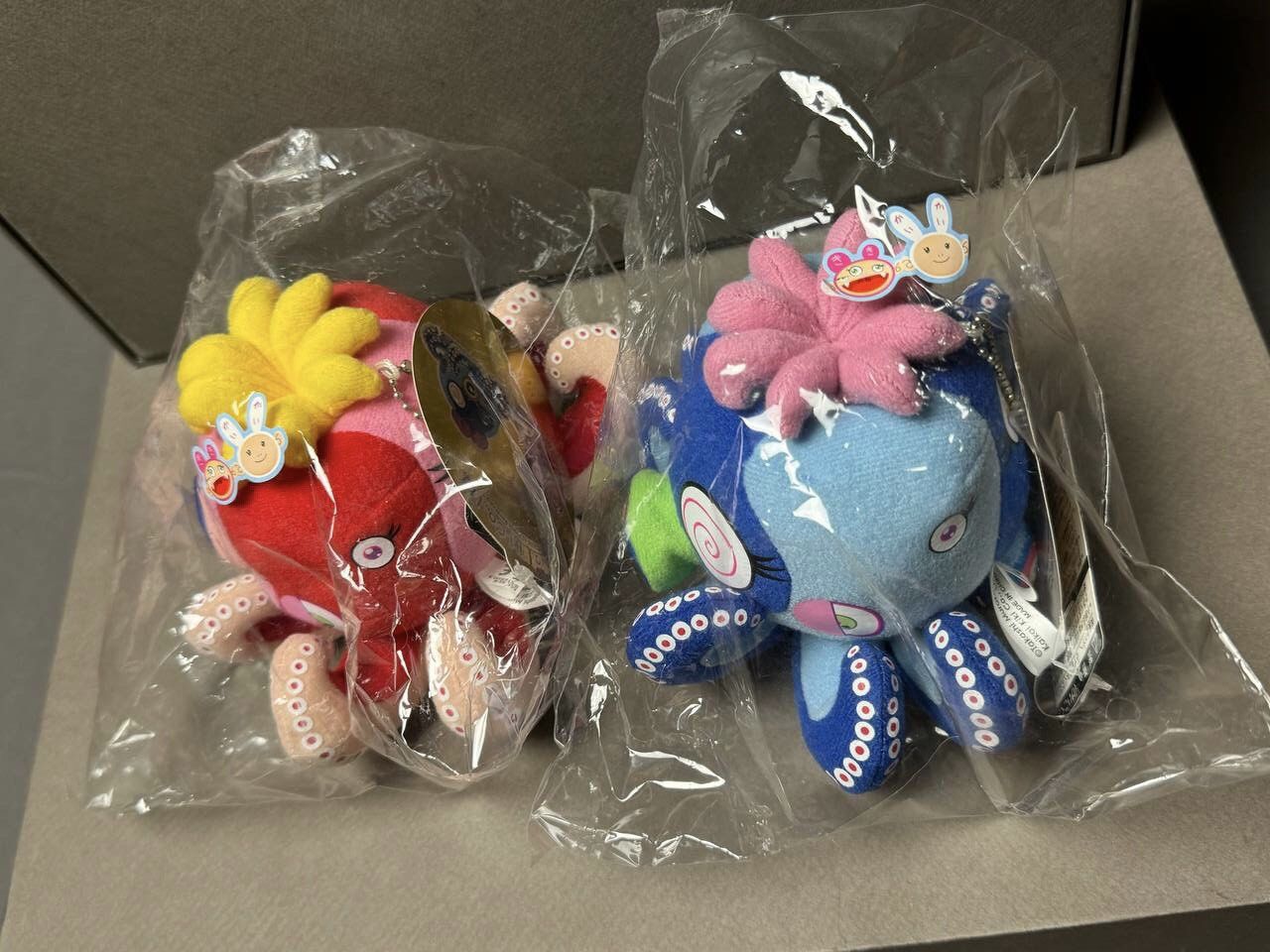 Takashi Murakami Octopus Mini Plush Toys Set Size ONE SIZE - 4 Thumbnail