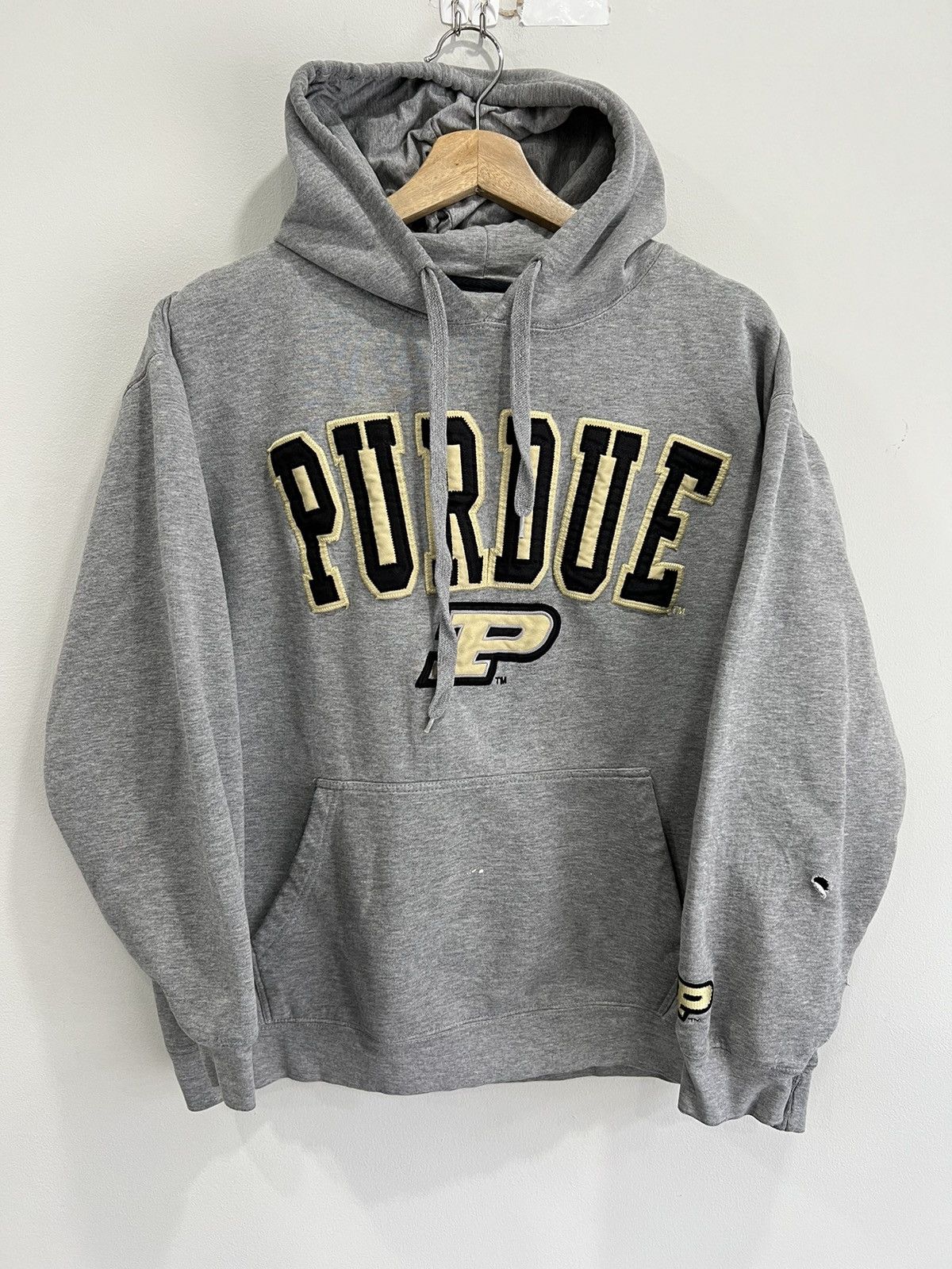 Vintage Vintage Purdue Hoodie Spellout Sweater Sweatshirt M Size US M / EU 48-50 / 2 - 1 Thumbnail