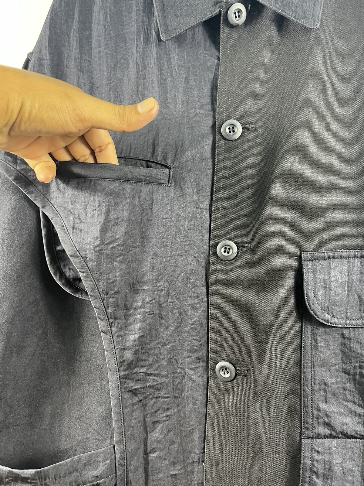 Japanese Brand 🔥 Pour Deux Oversized CoatShop Management Style Loose jac Size US M / EU 48-50 / 2 - 7 Thumbnail