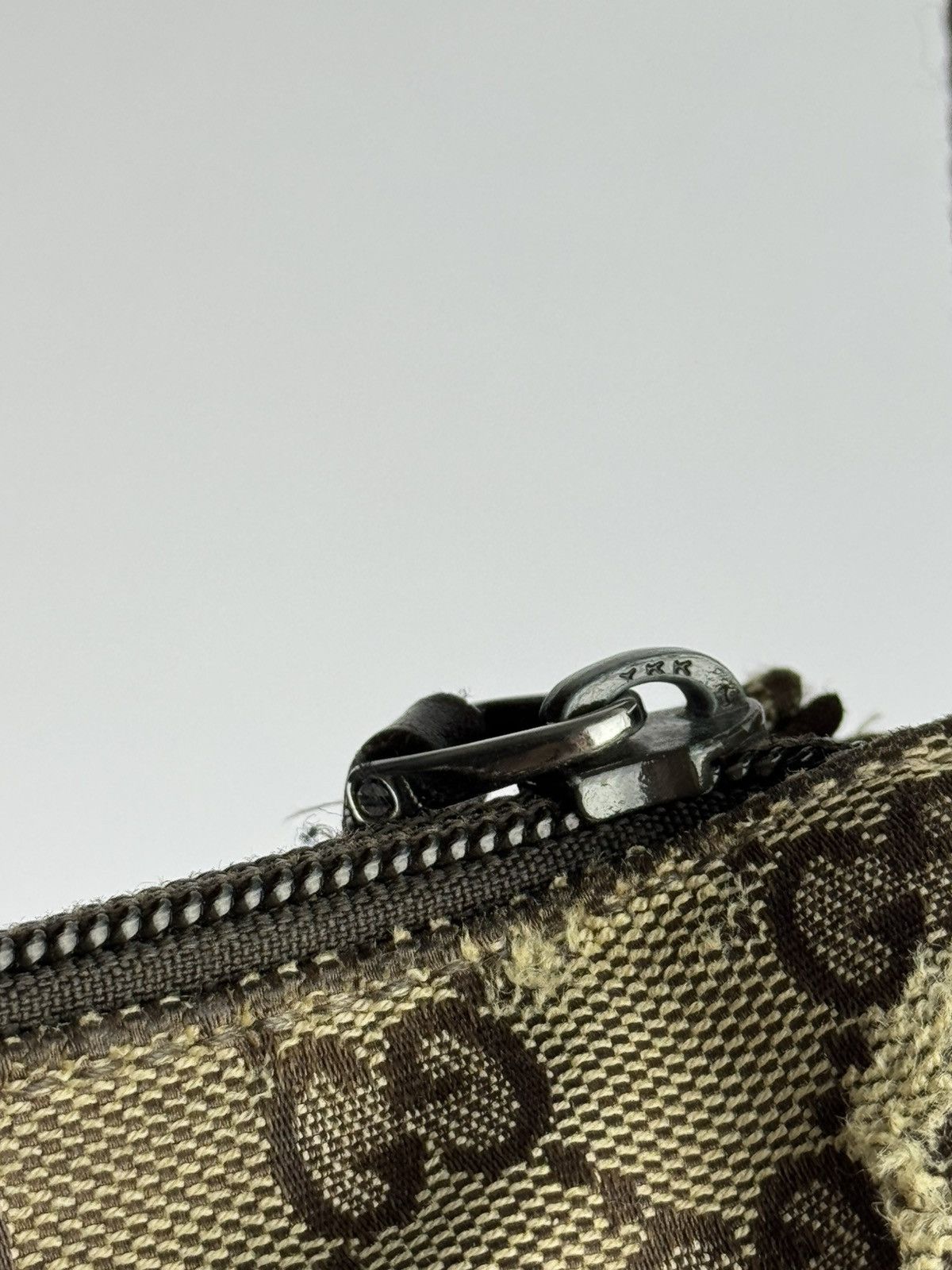 Gucci Vintage Gucci GG Canvas Monogram Shoulder Bag Beige 145857 Size ONE SIZE - 10 Thumbnail